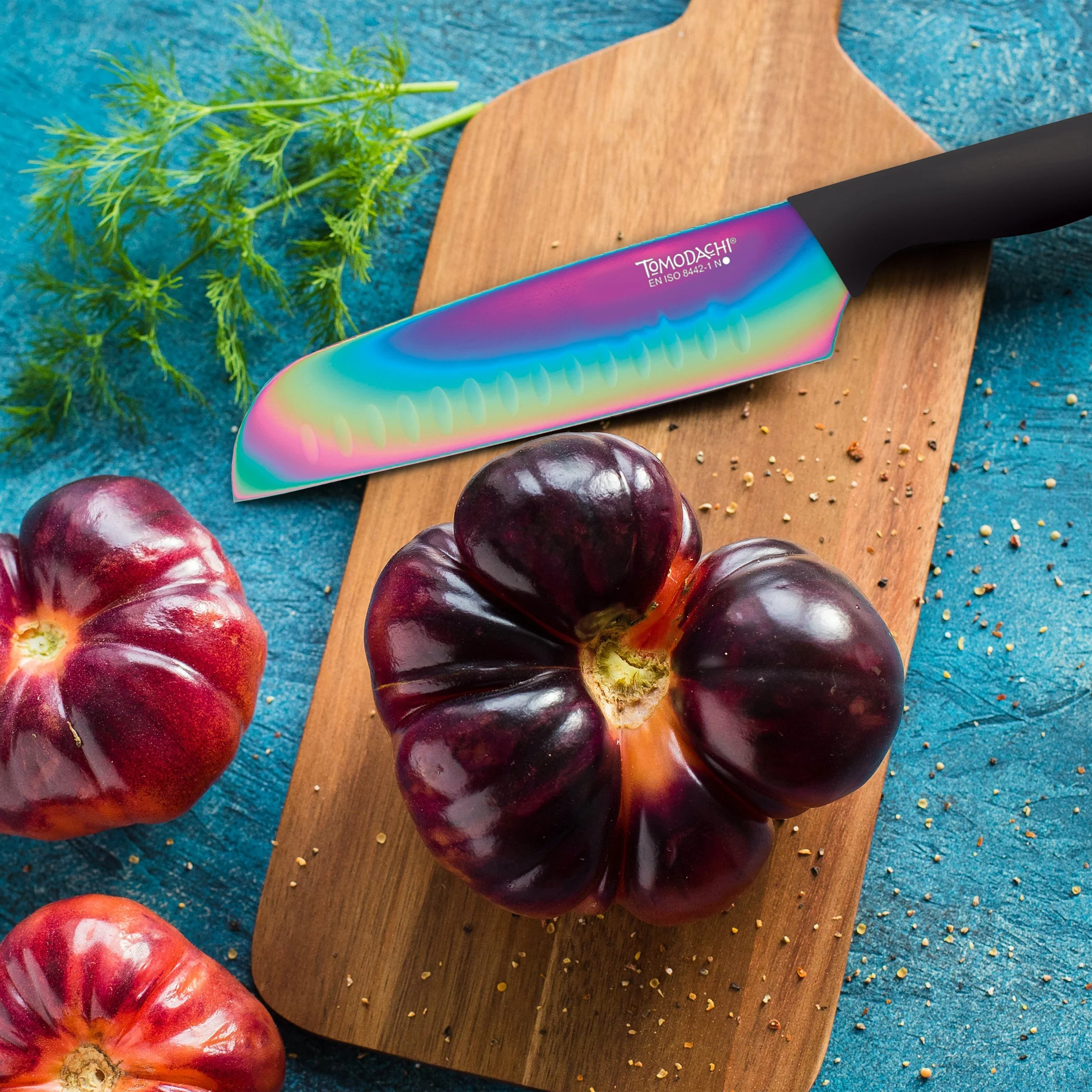 Rainbow Black 12-Piece Cutlery Set - Image 2