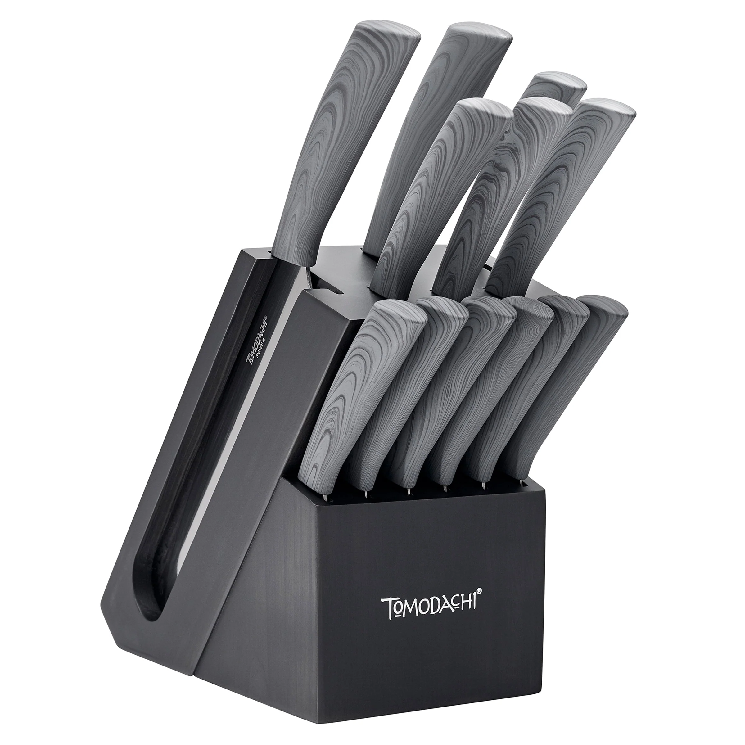 Raintree Ash 13-Piece Cutlery Block Set