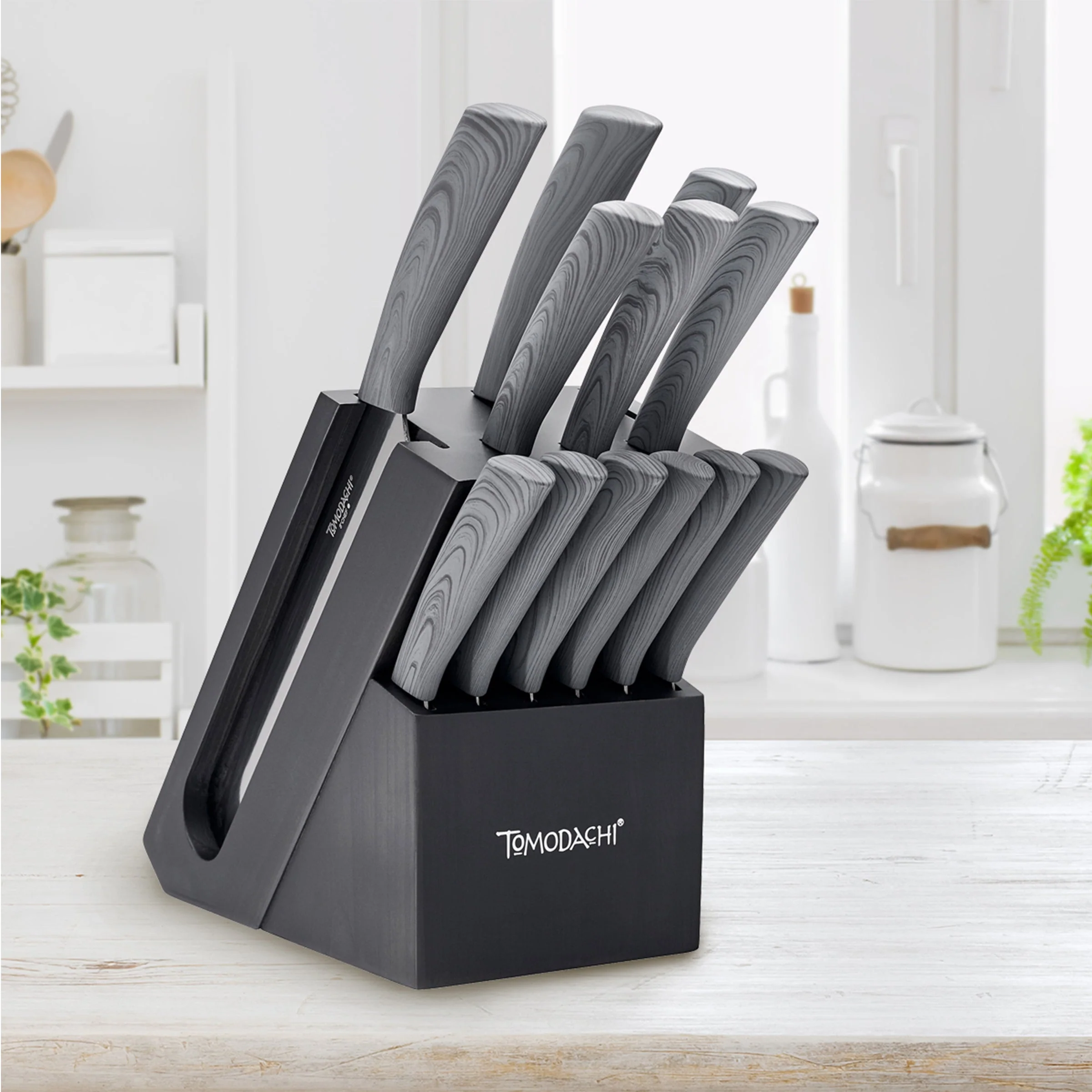 Raintree Ash 13-Piece Cutlery Block Set - Image 5