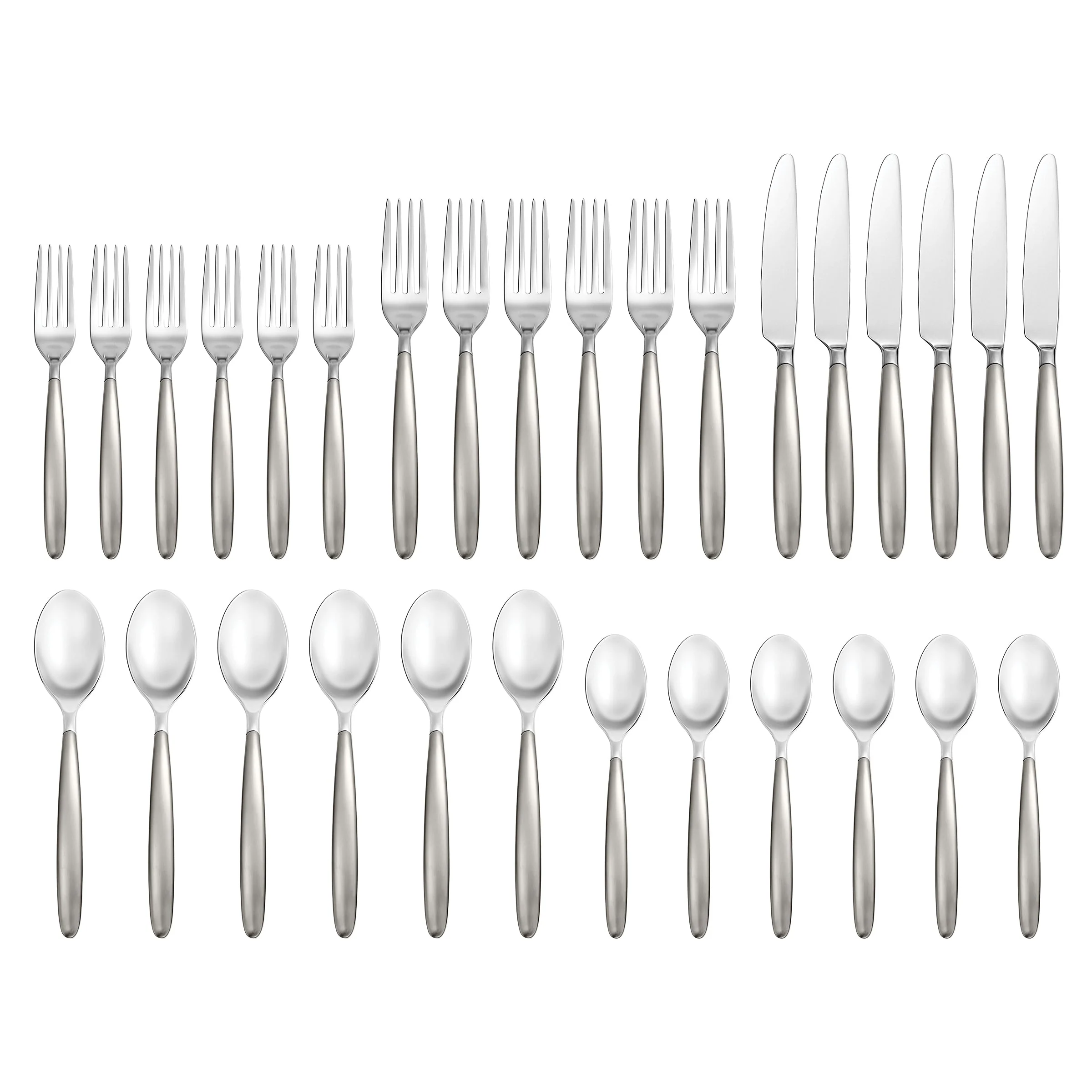 Tidal Frosted 30-Piece Flatware Set - Image 2