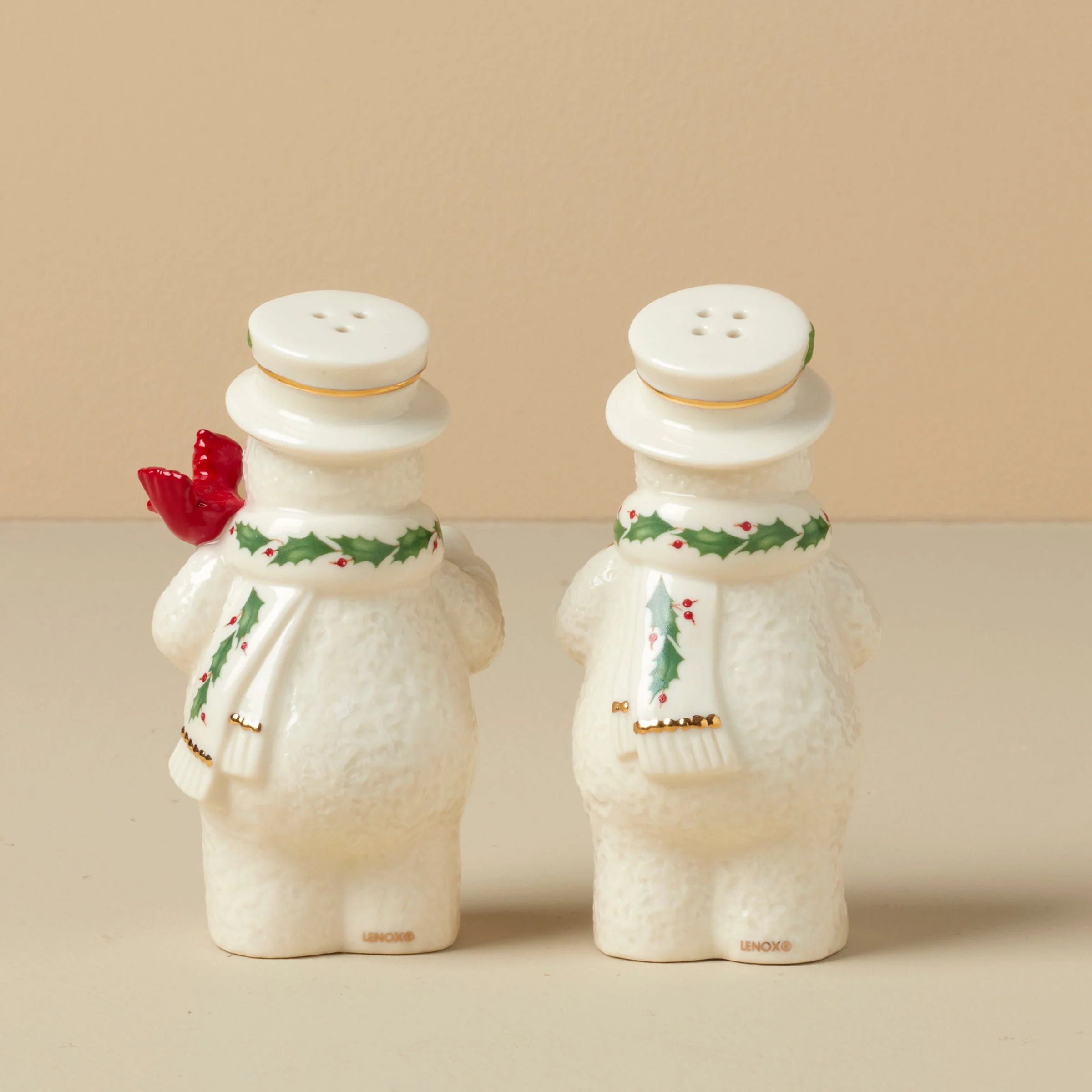 Happy Holly Days Snowmen Salt & Pepper Set - Image 2