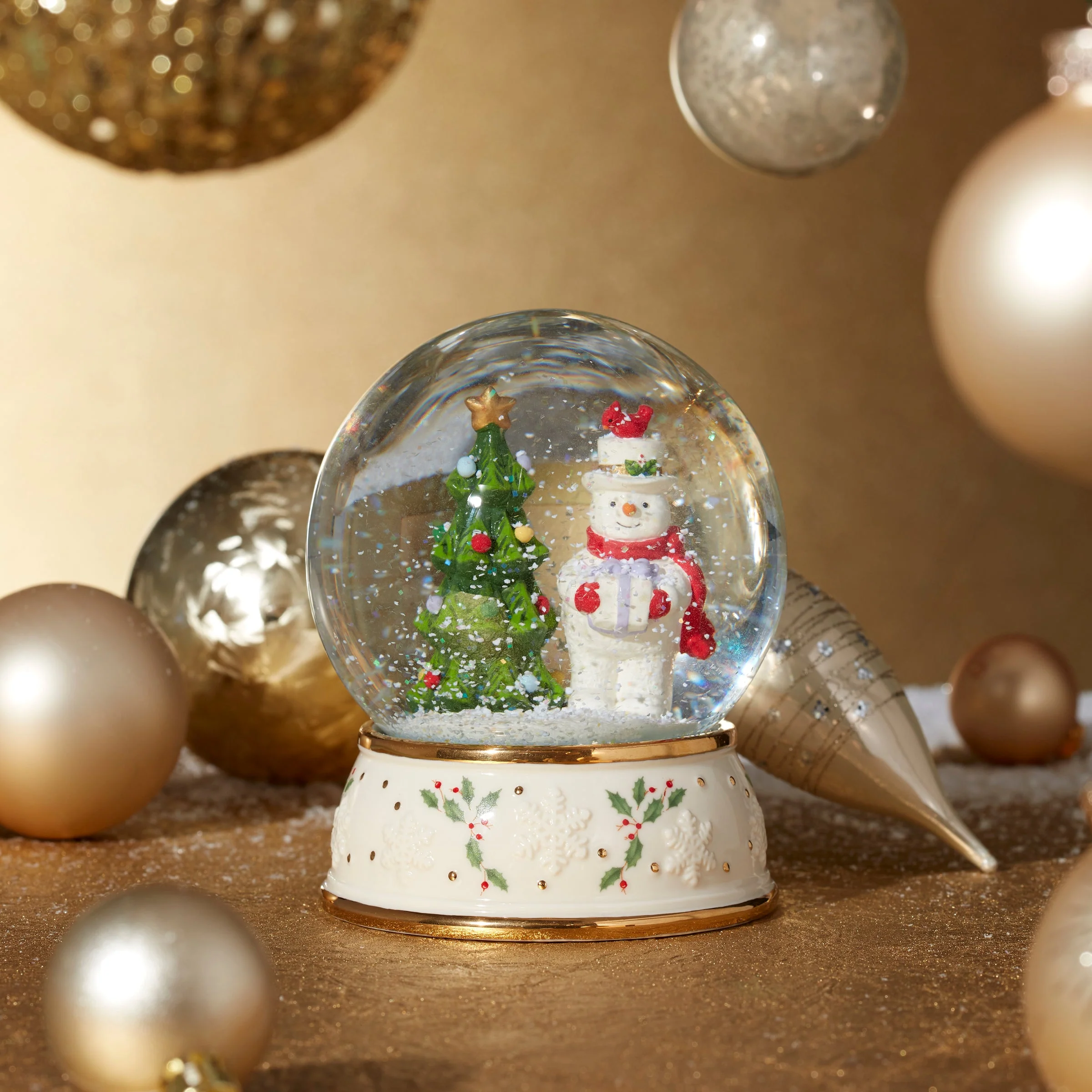 Happy Holly Days Snow Globe - Image 2