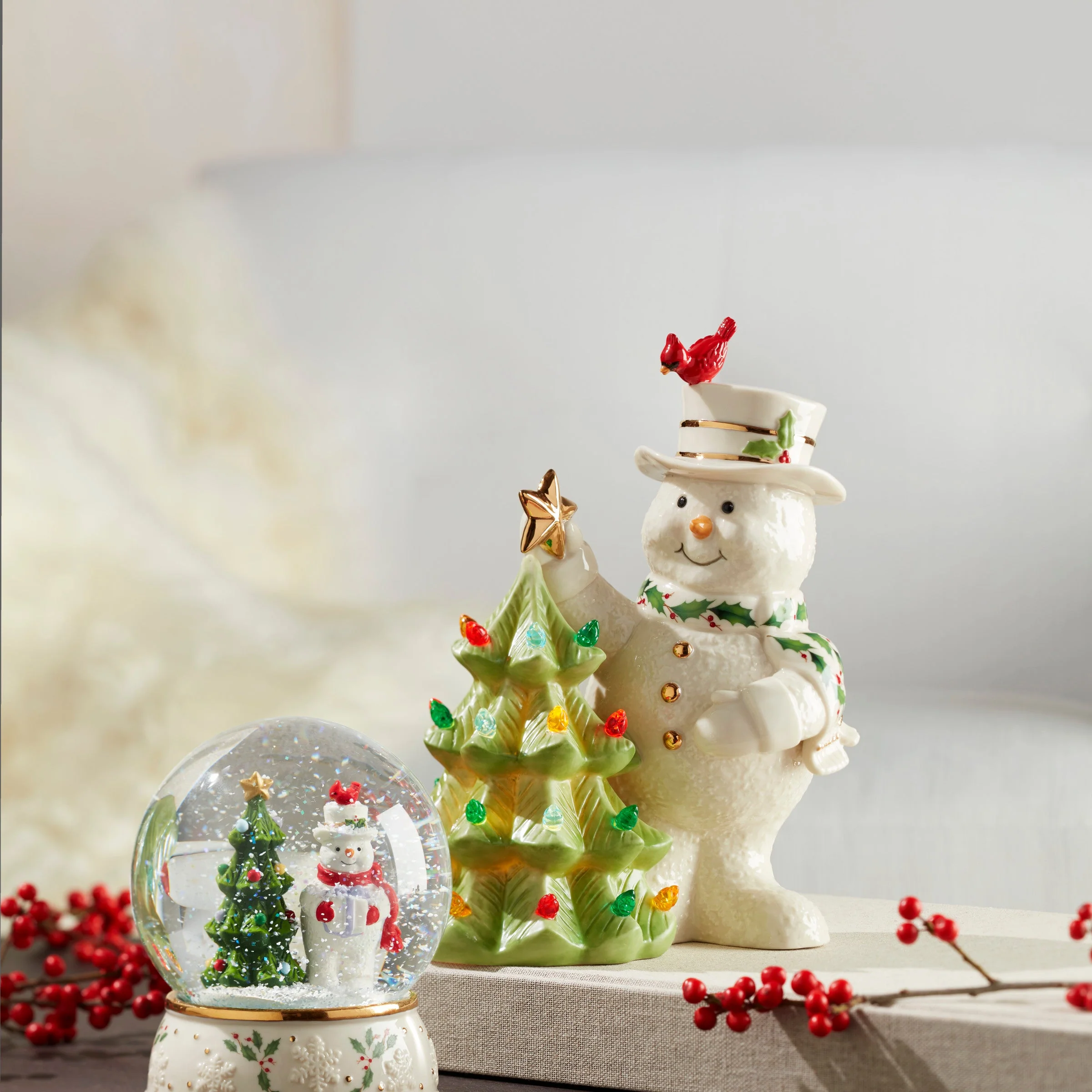 Happy Holly Days Snow Globe - Image 3
