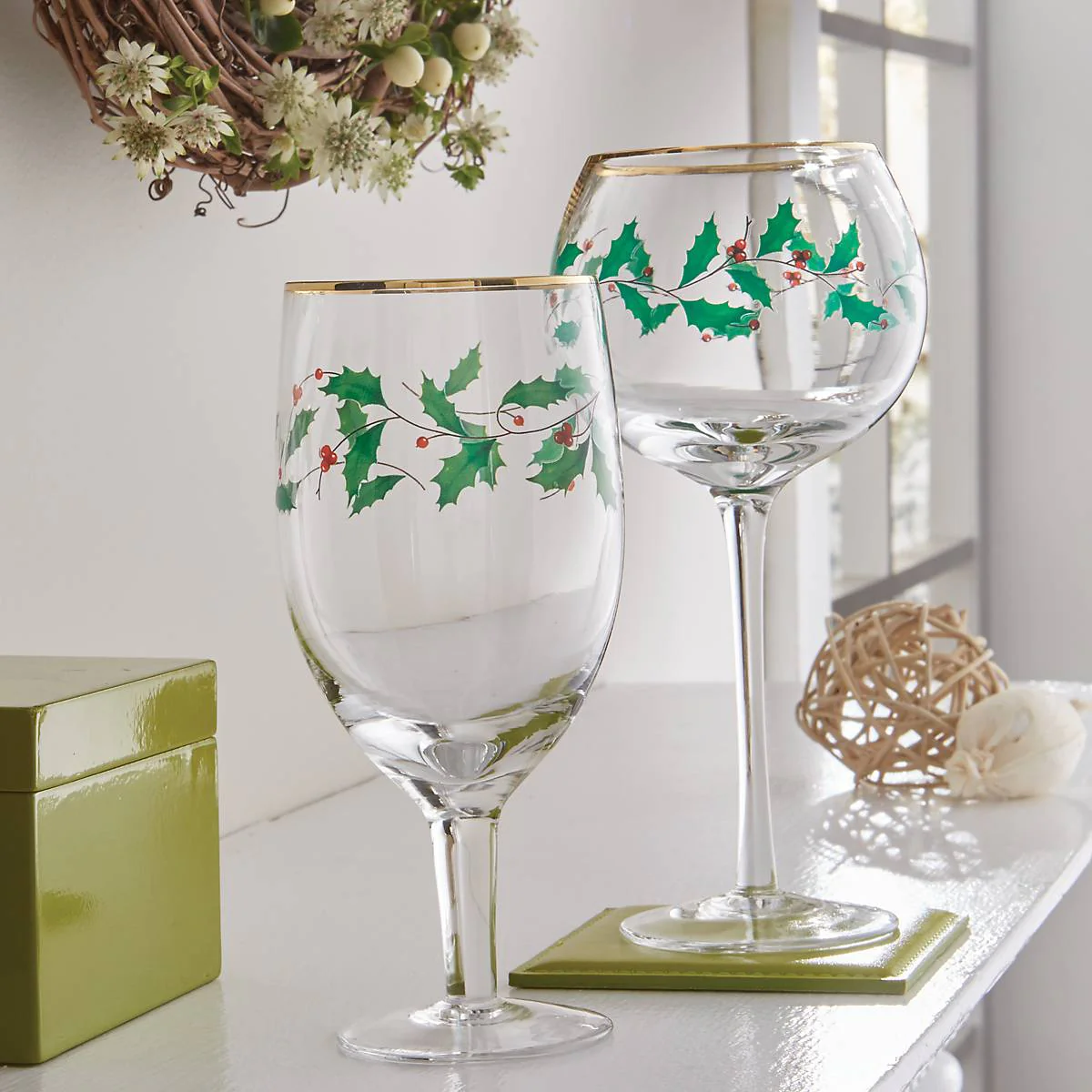 Holiday Balloon Glasses, Set of 4 - Image 8
