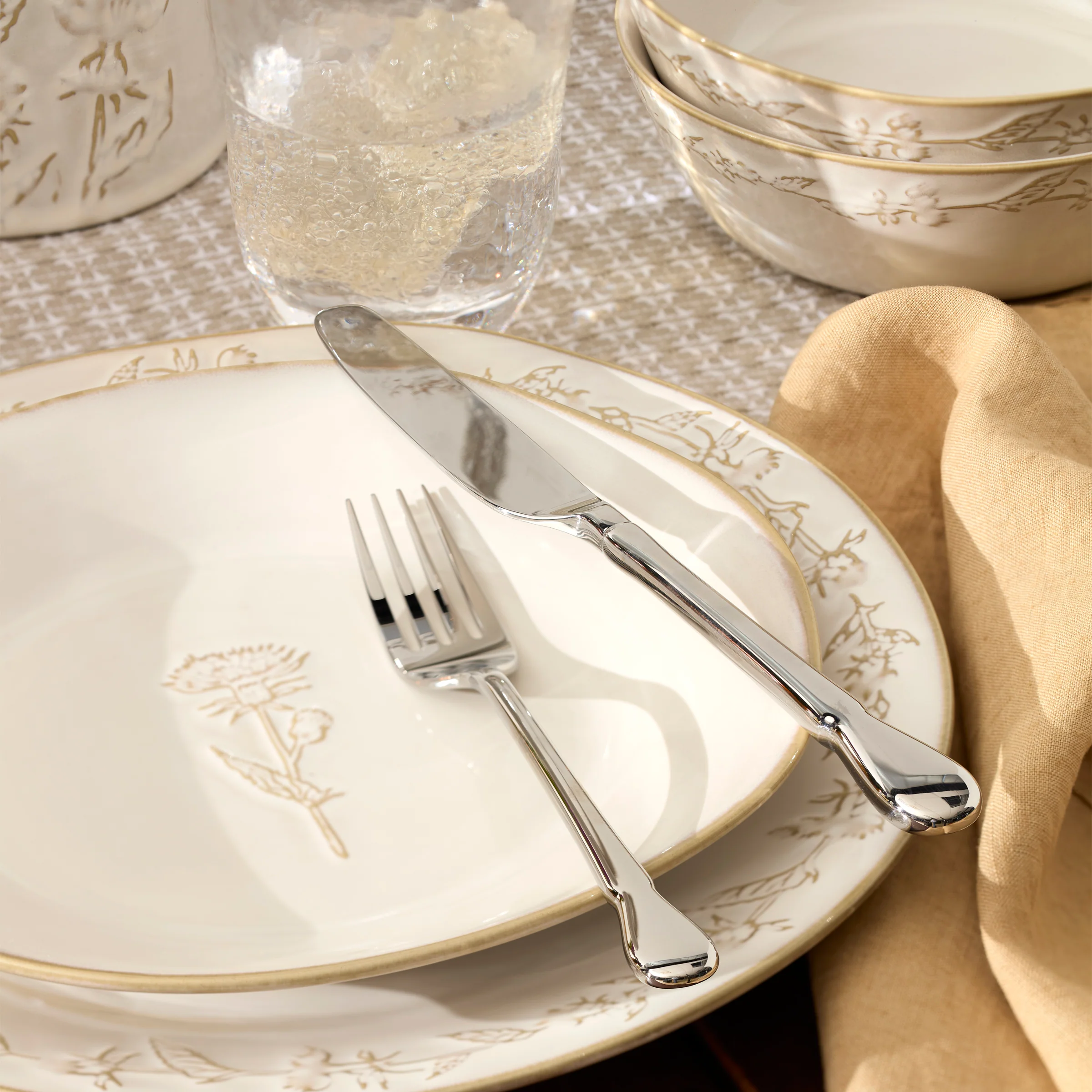 Homespun 12-Piece Dinnerware Set - Image 9
