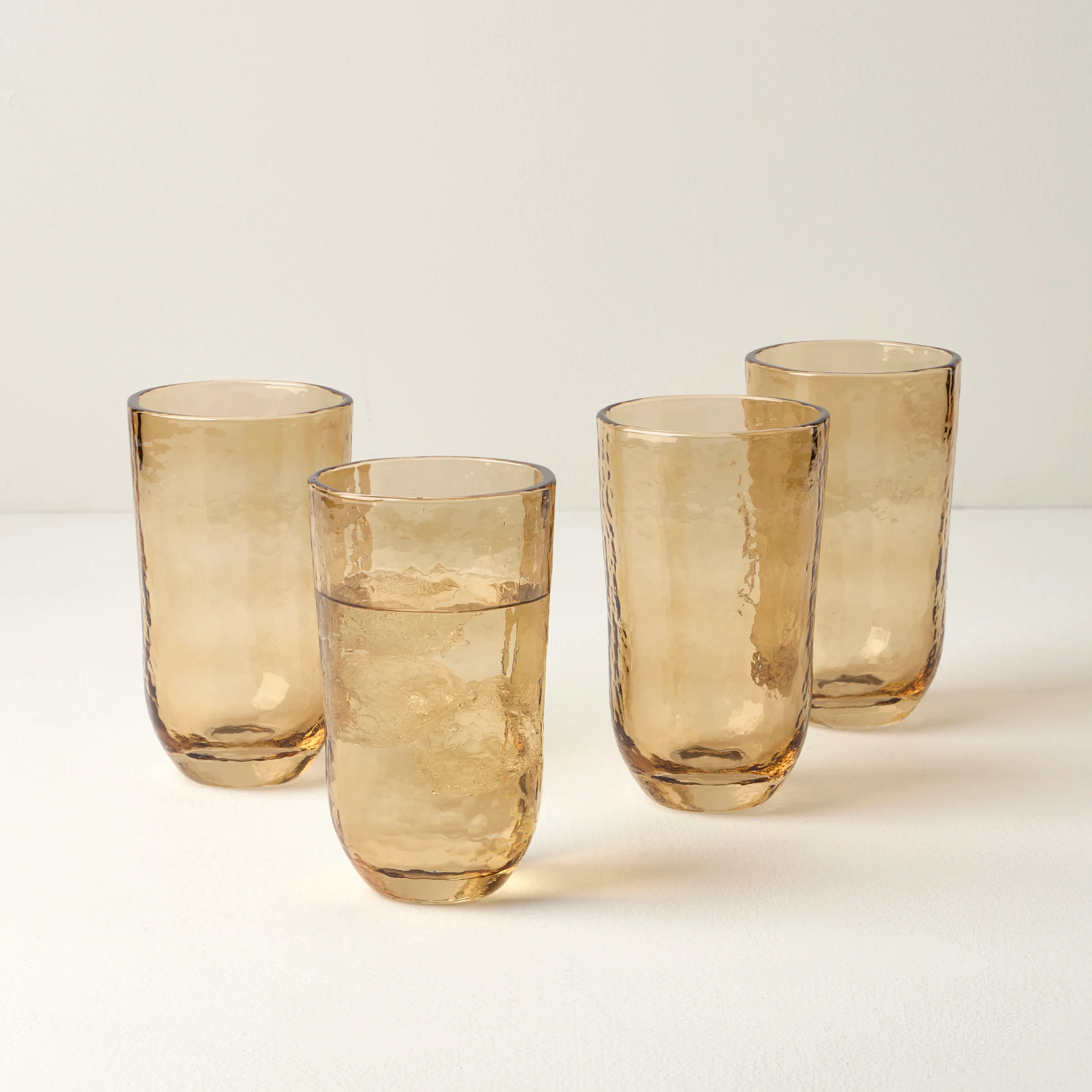 Homespun Amber Tall Tumbler - Set Of 4 - Image 2