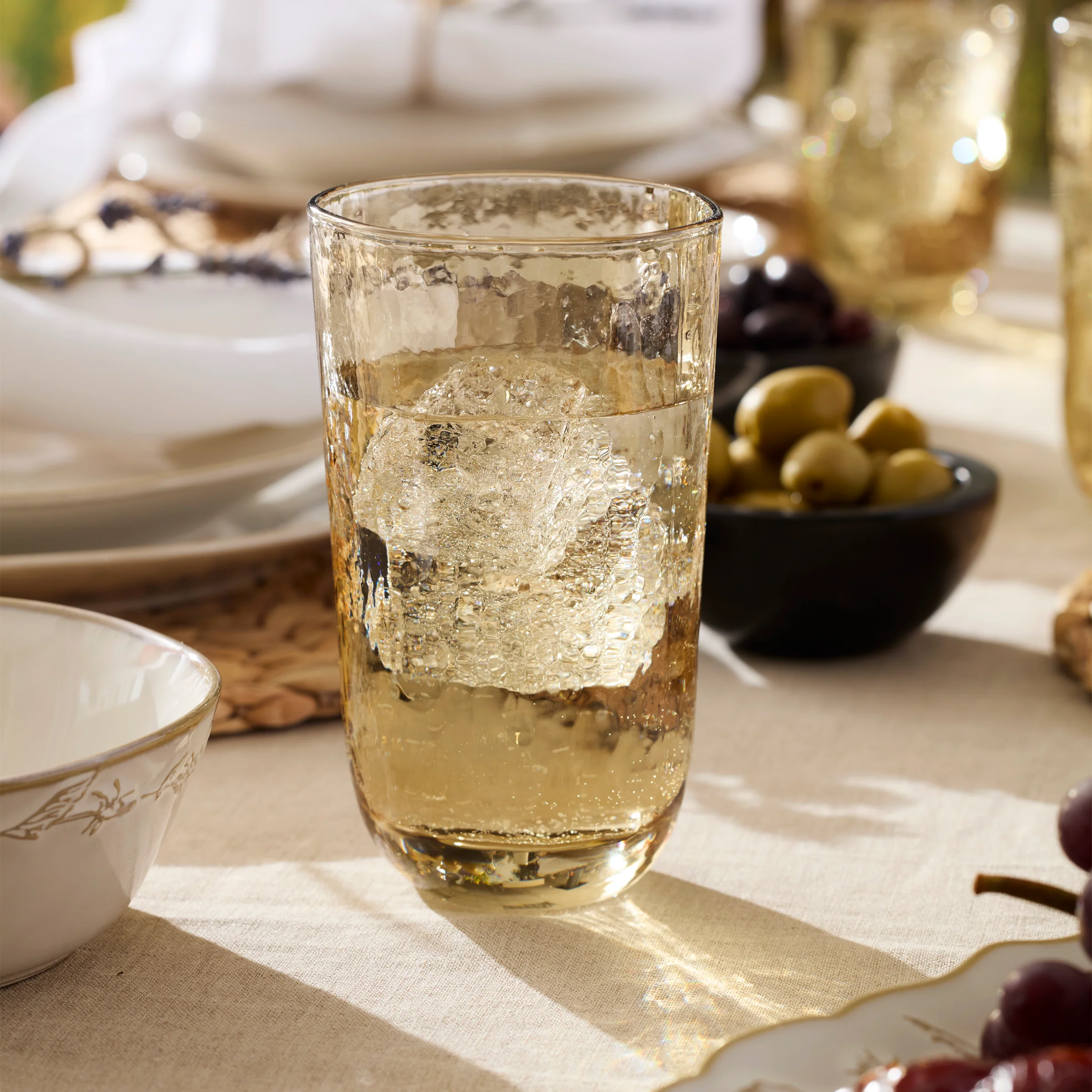 Homespun Amber Tall Tumbler - Set Of 4 - Image 3
