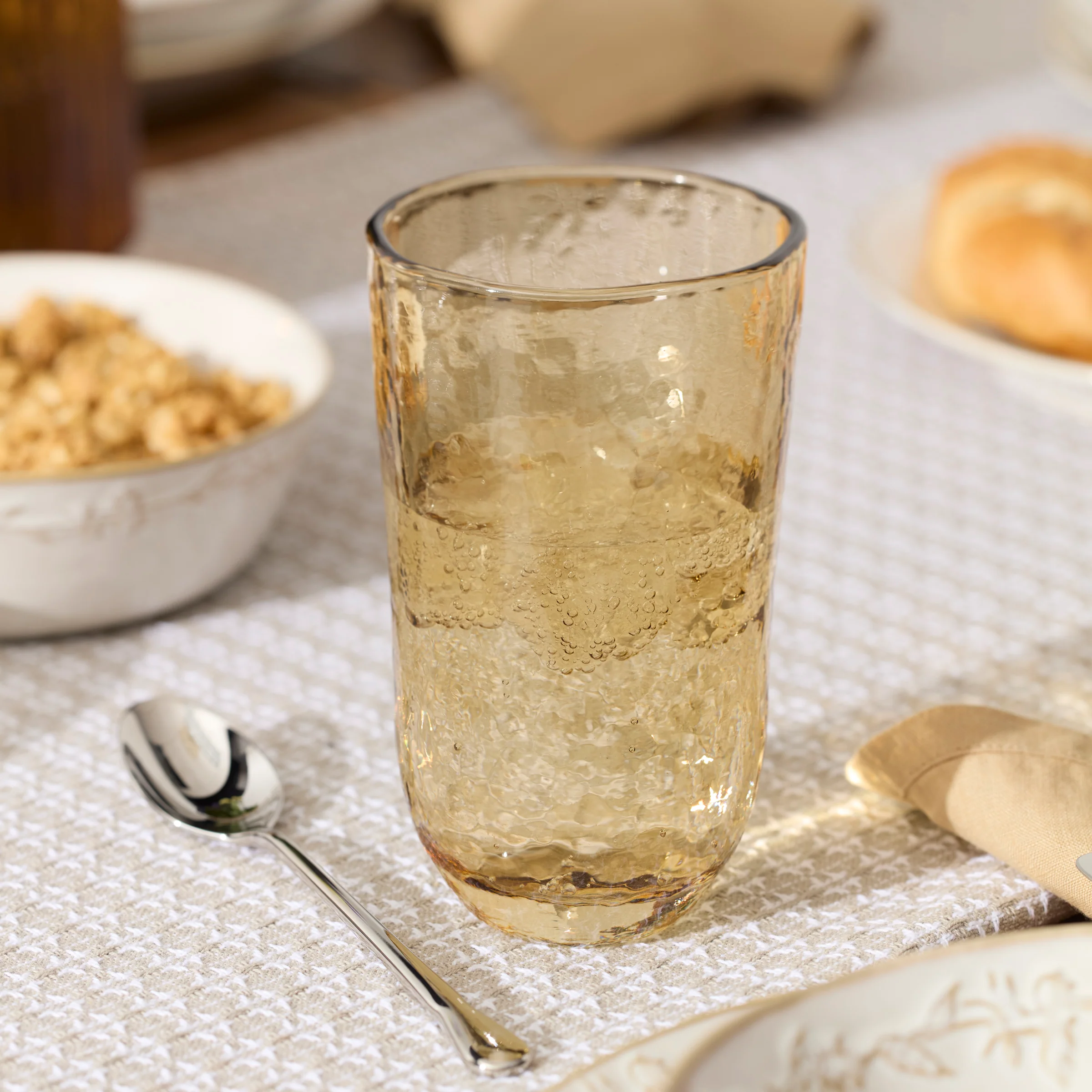 Homespun Amber Tall Tumbler - Set Of 4 - Image 5