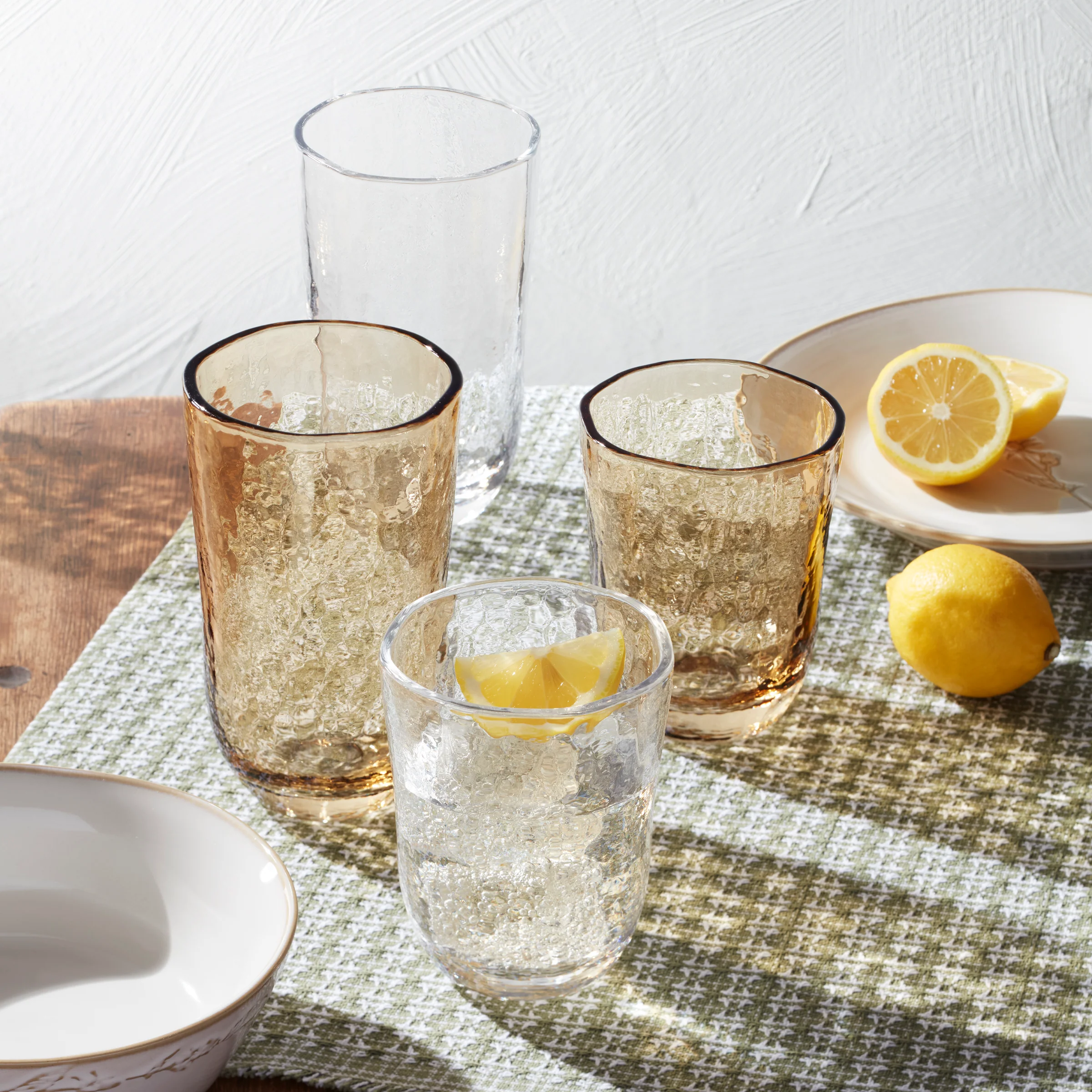 Homespun Amber Tall Tumbler - Set Of 4 - Image 7
