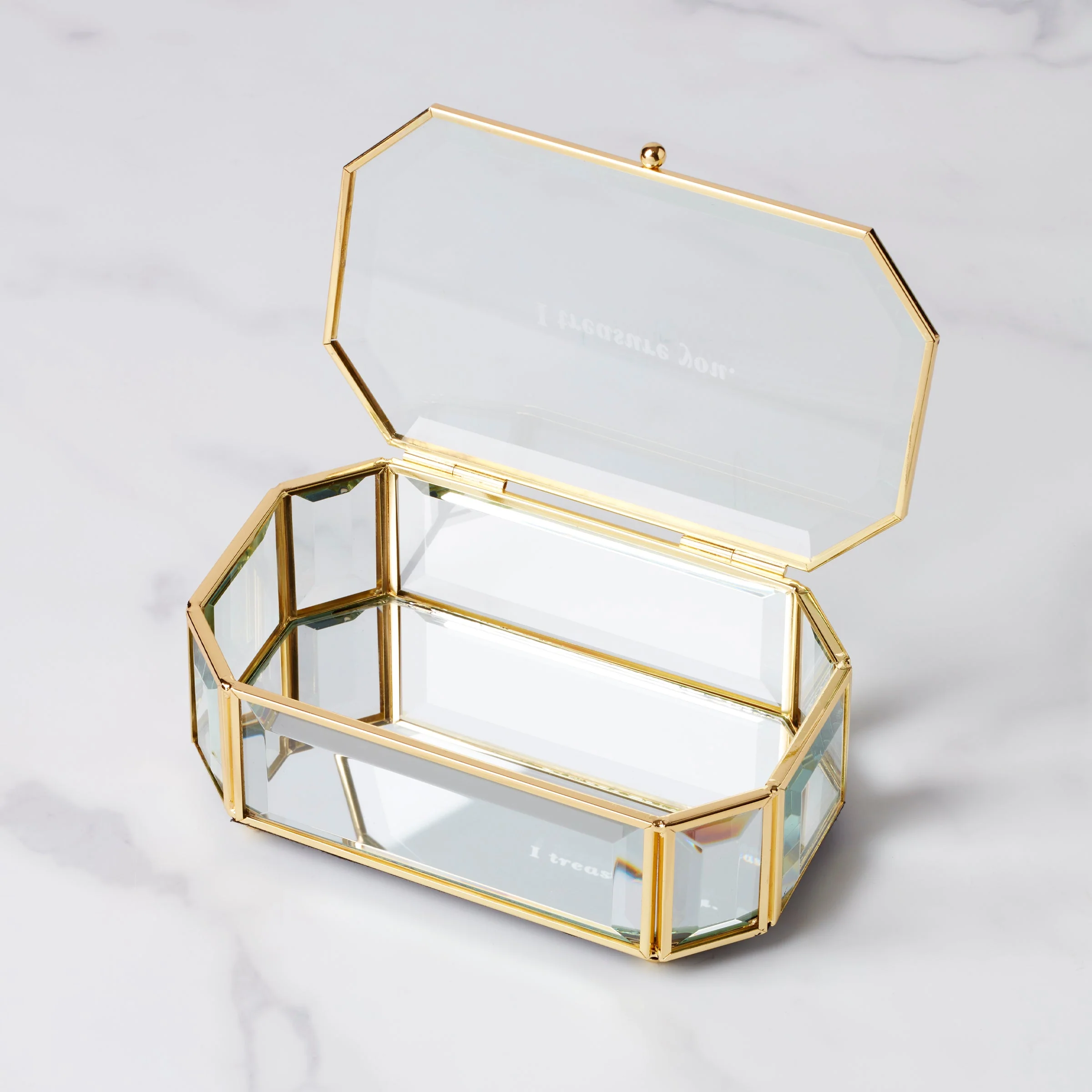 "I Treasure You" Clear Jewelry Box - Image 2