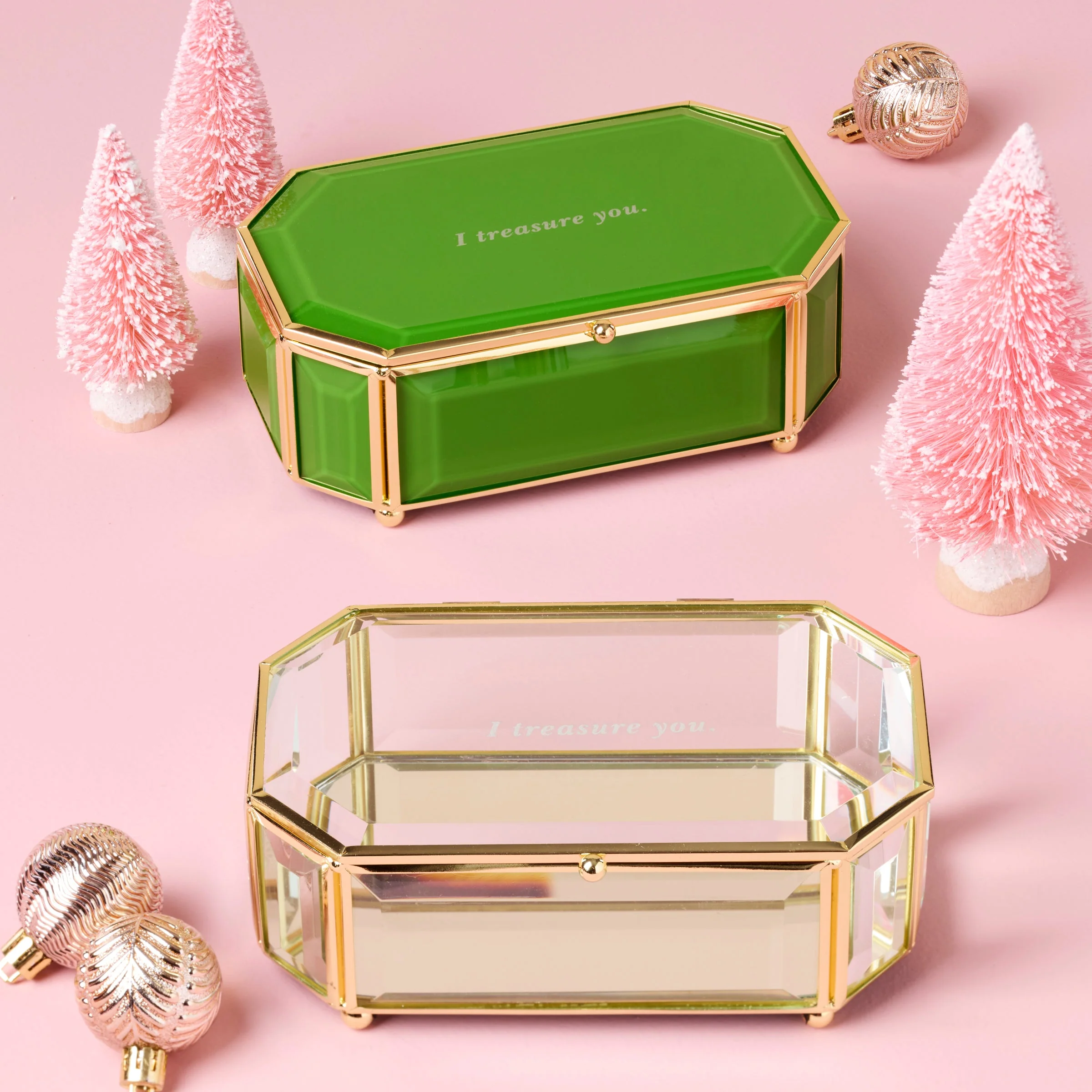 "I Treasure You" Clear Jewelry Box - Image 3