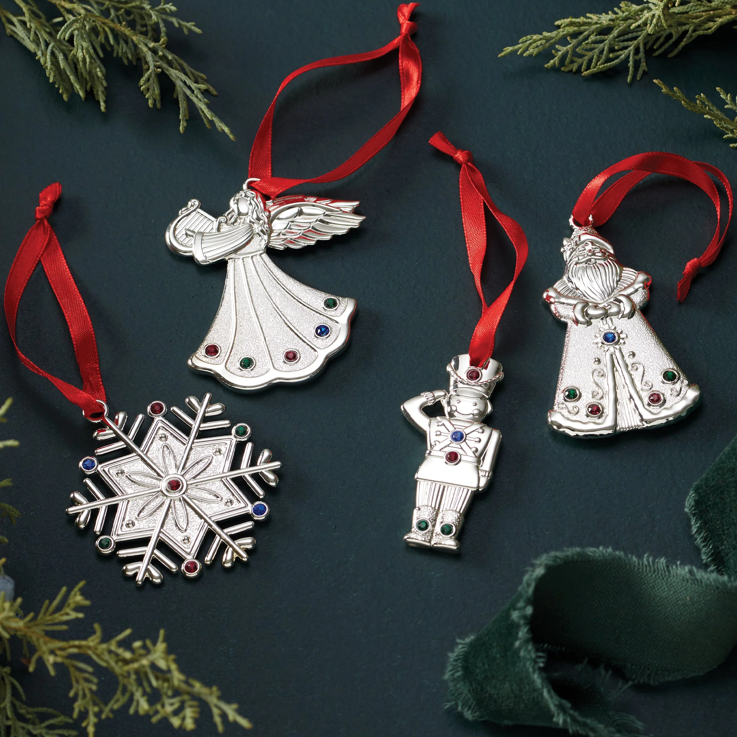 Jeweled Soldier Charm Ornament - Image 2