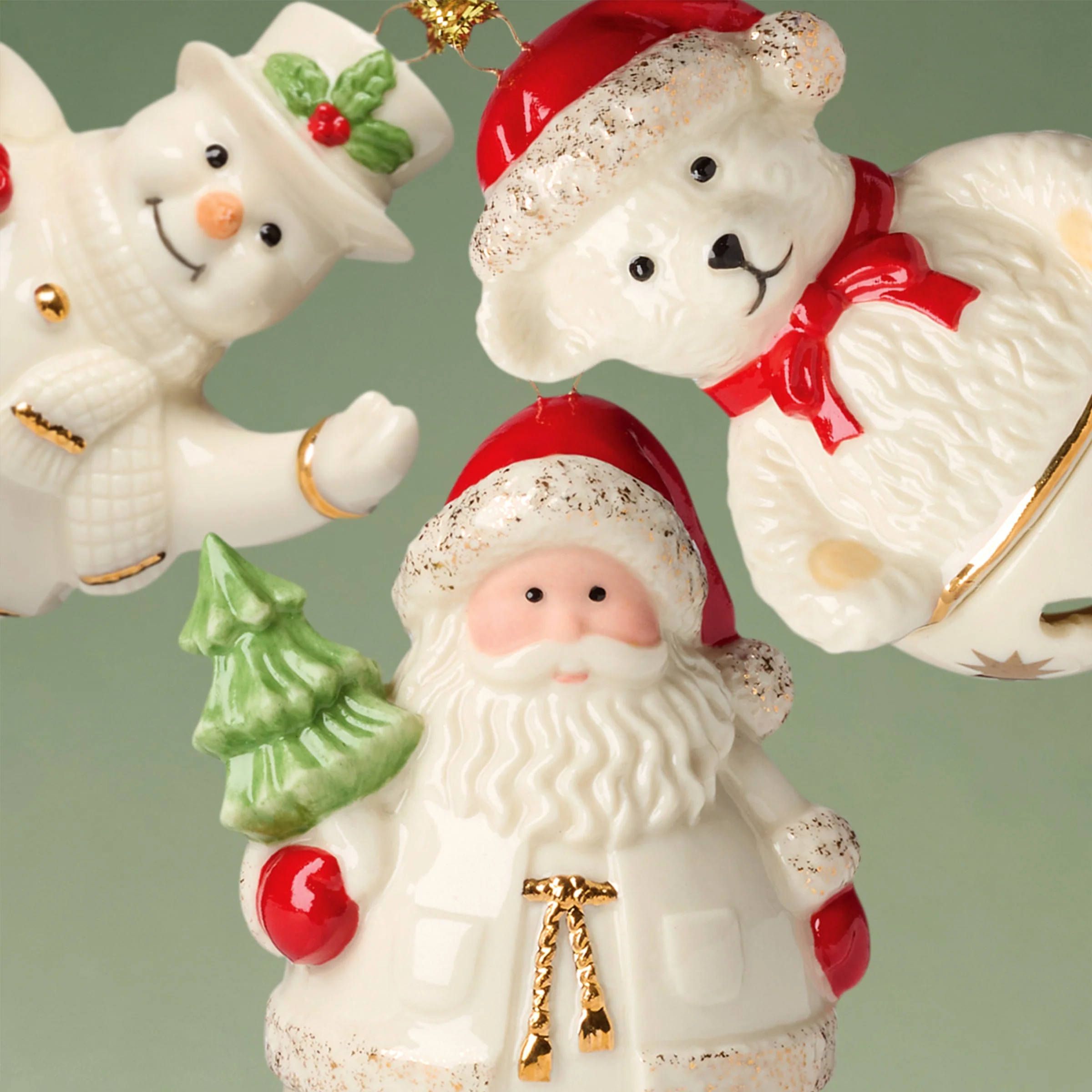 Jingle Bell Ornaments, Set of 3 - Image 4
