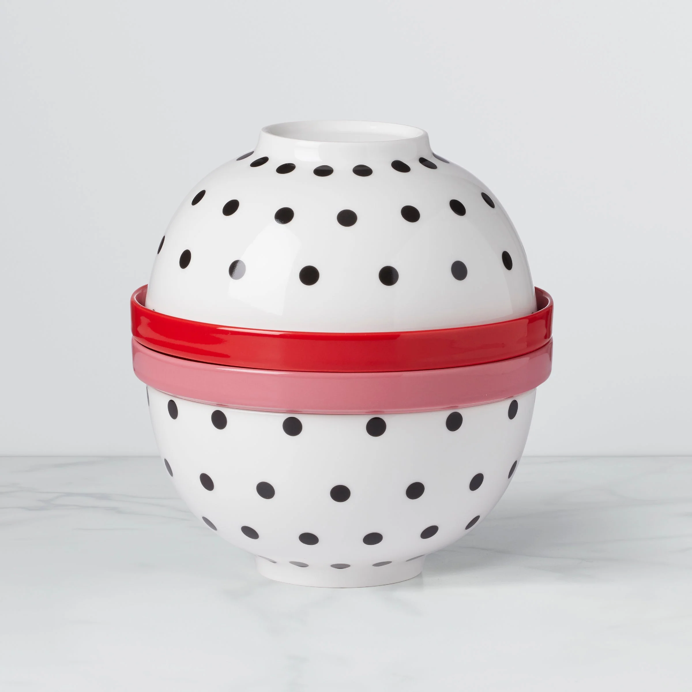 On The Spot 8-Piece Nesting Dinnerware Set