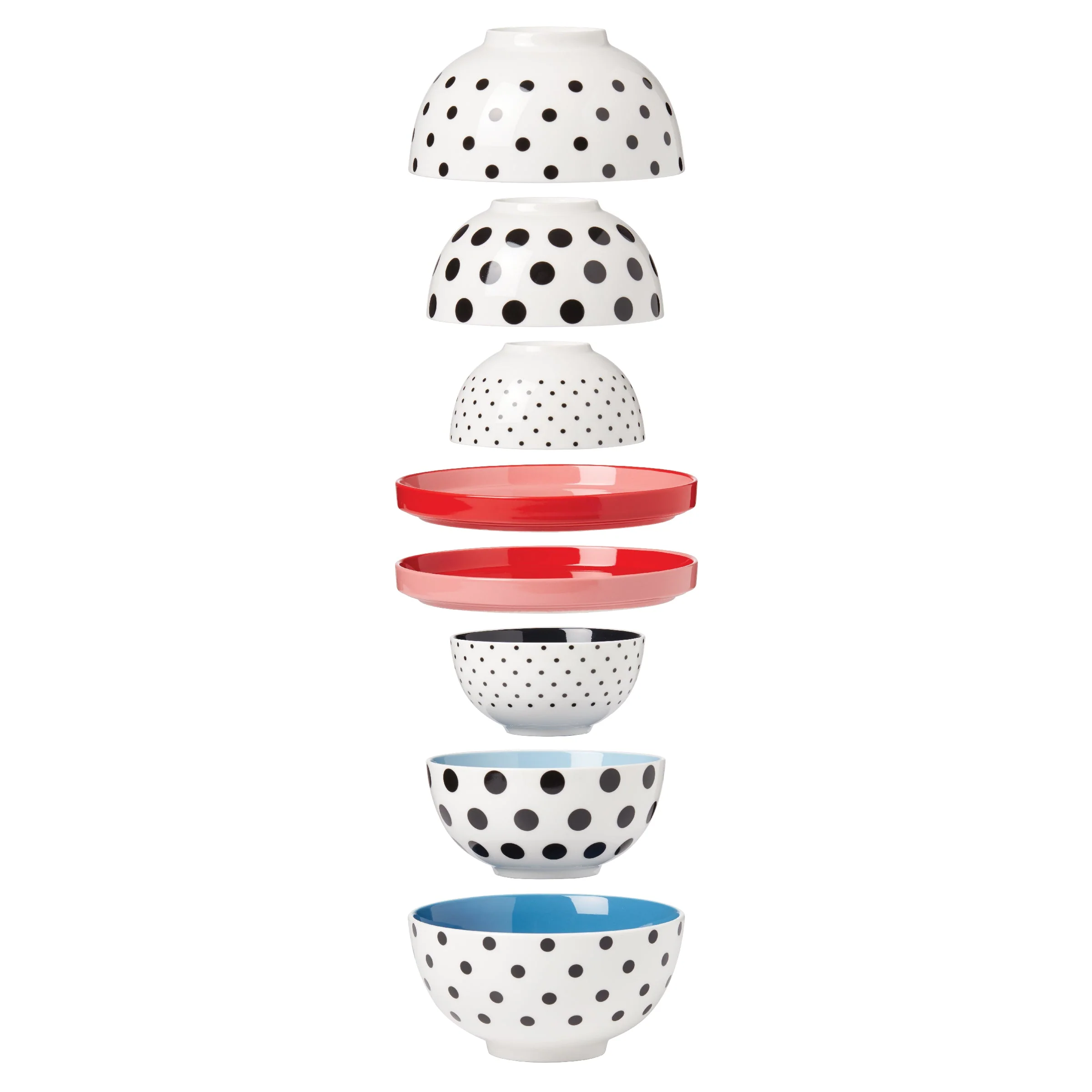 On The Spot 8-Piece Nesting Dinnerware Set - Image 3