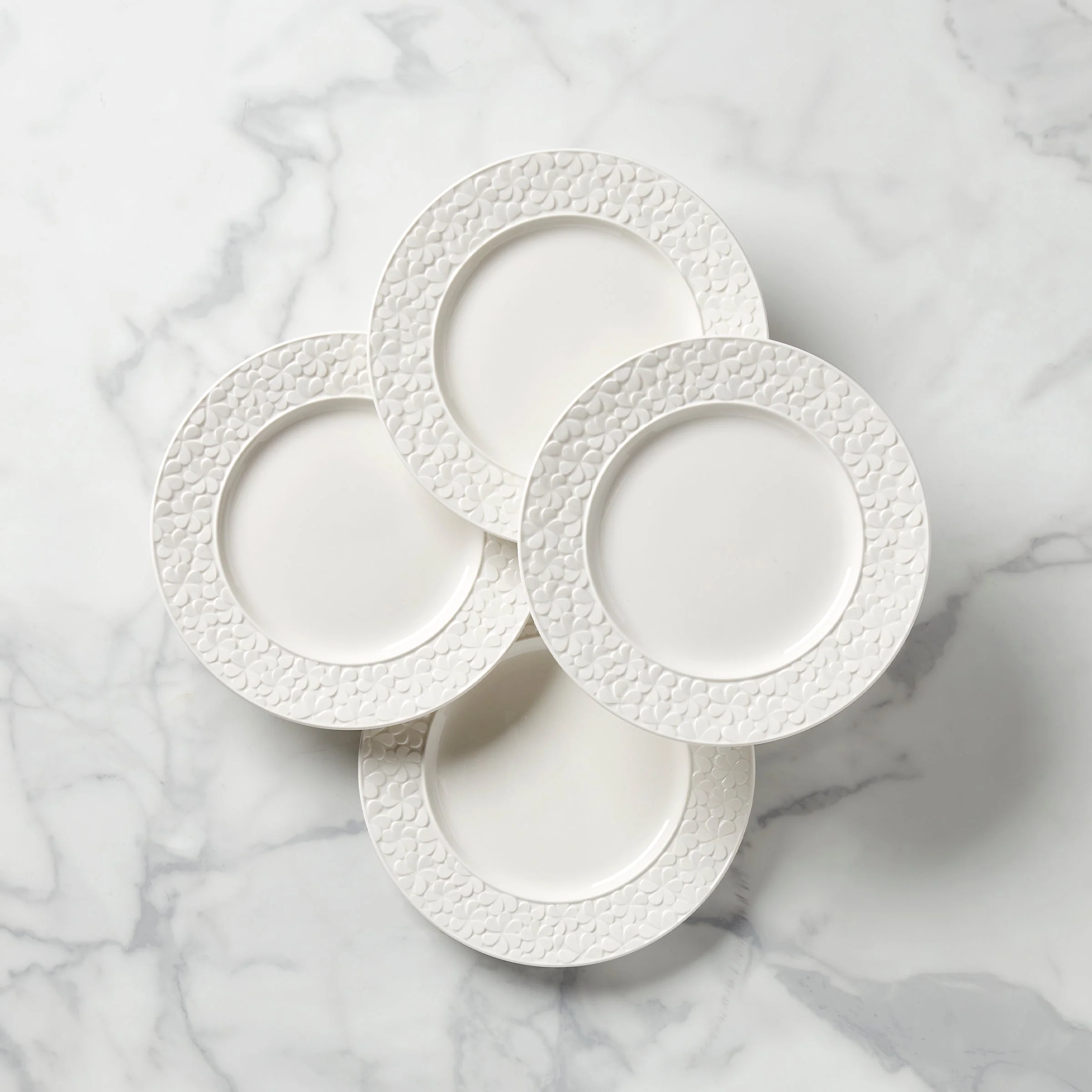 Blossom Lane Accent Plates, Set of 4