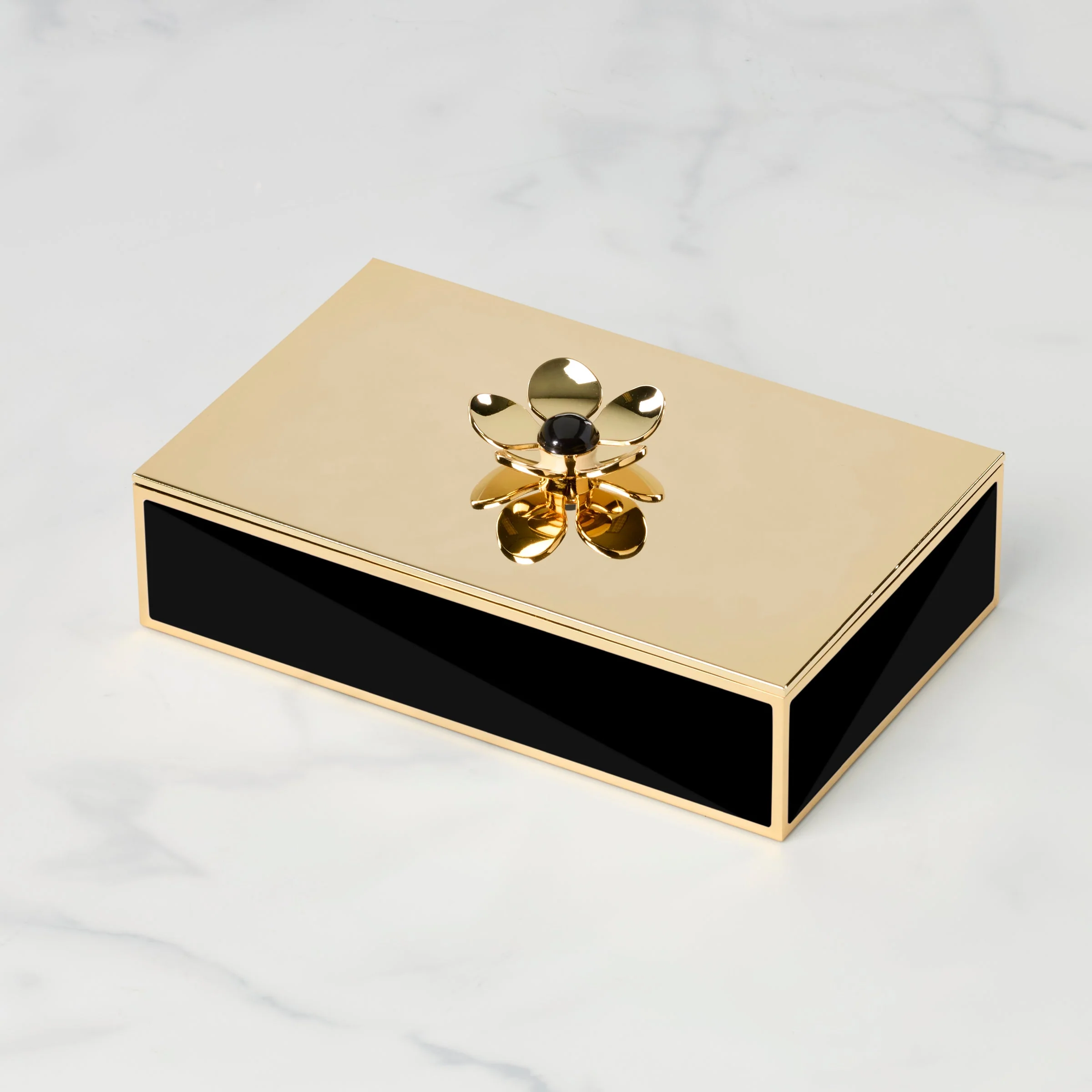 Make It Pop Black Large Floral Box