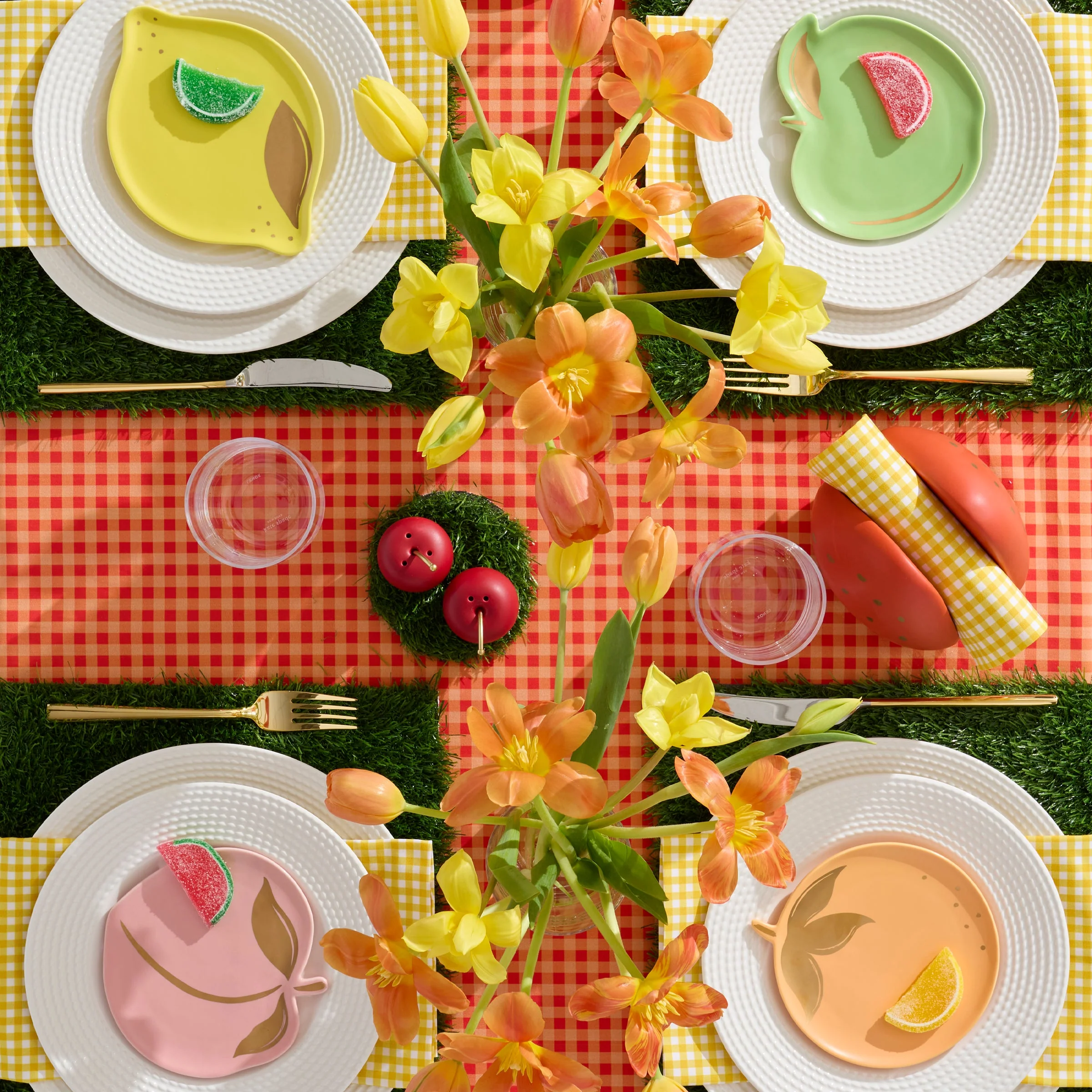 Tutti Fruity Tidbit Plates, Set of 4 - Image 3