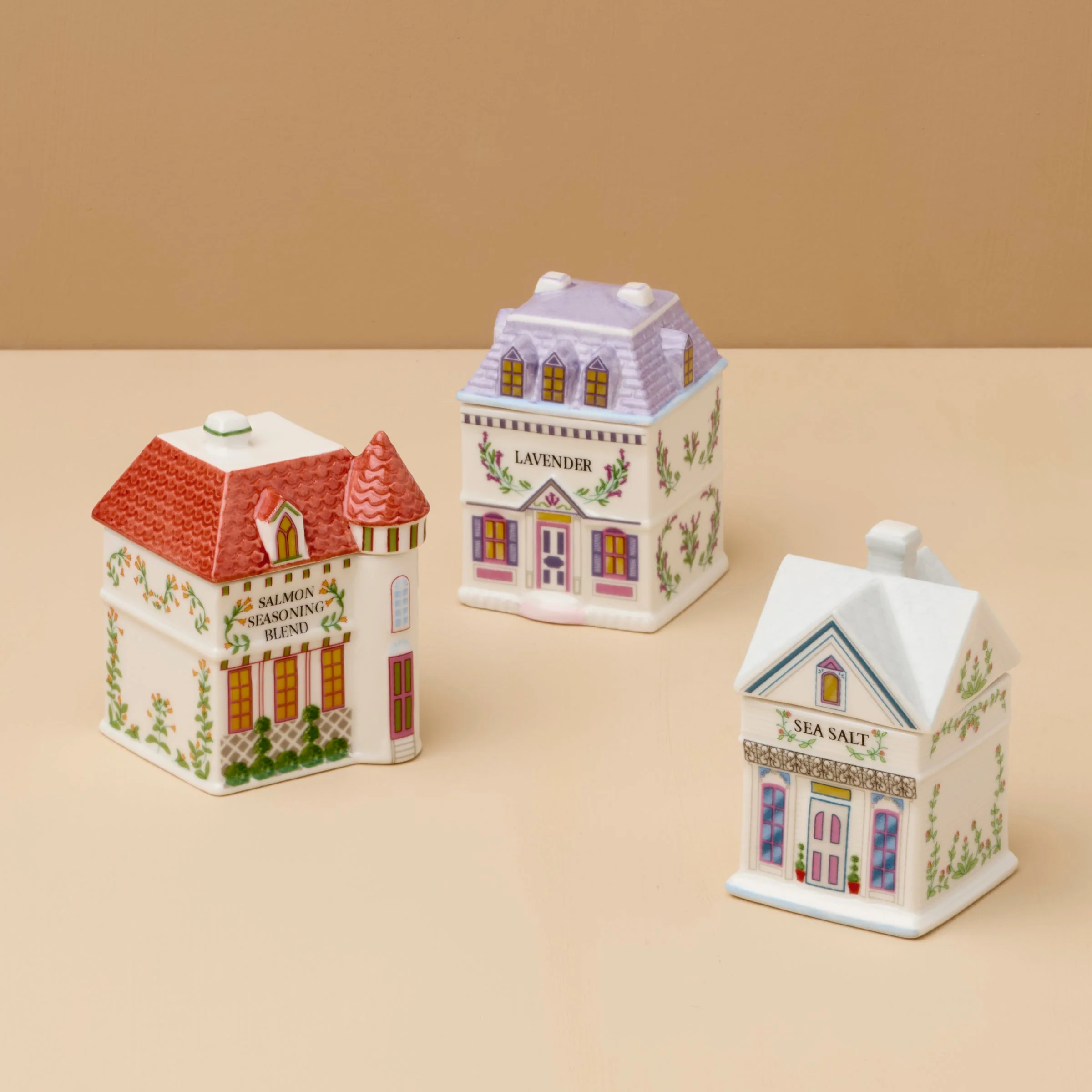Lenox Spice Village 3-Piece West Coast Spice Jars Set