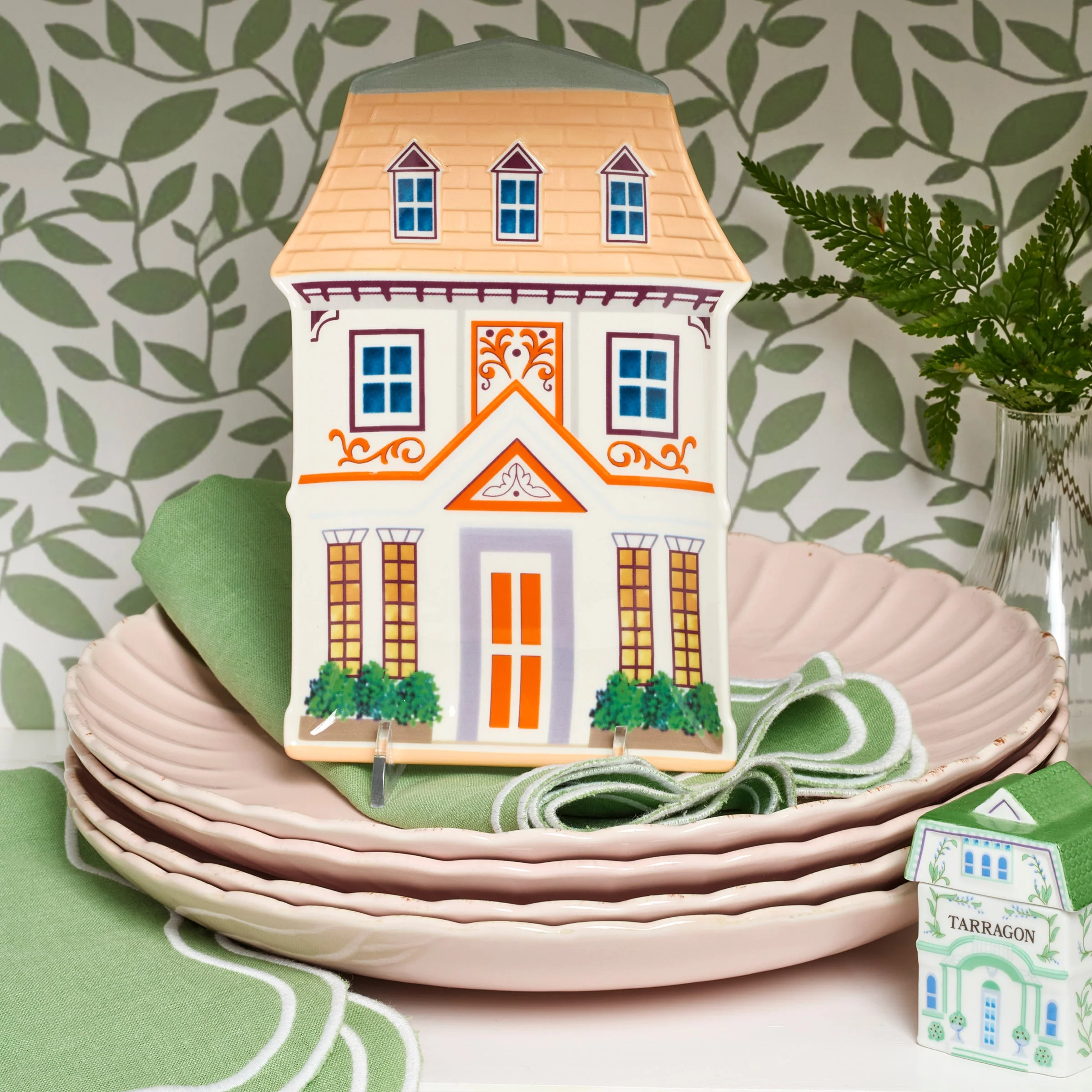 Lenox Spice Village House Accent Plates, Set of 4 - Image 3