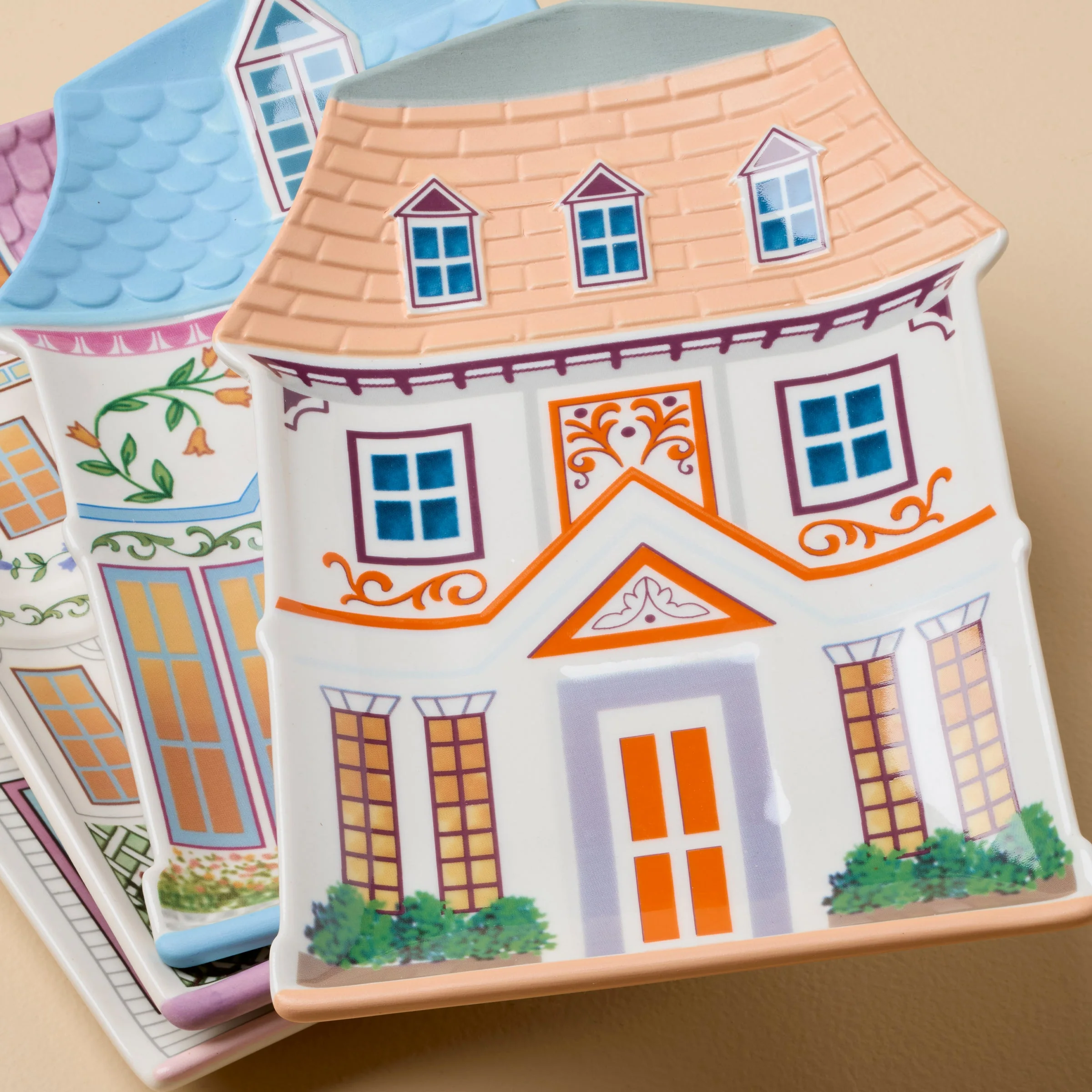 Lenox Spice Village House Accent Plates, Set of 4 - Image 7