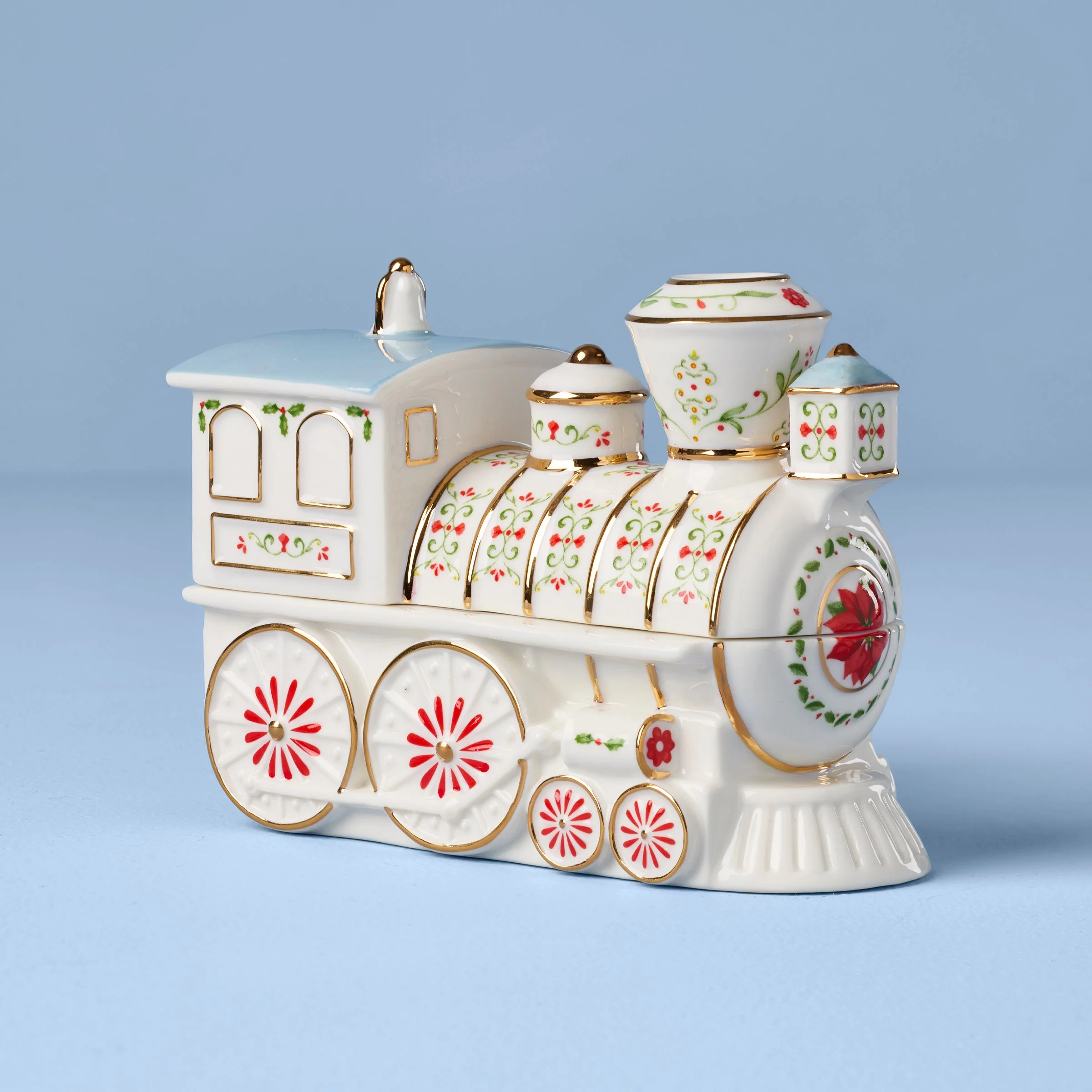 Lenox Holiday Village Christmas Train Server - Image 2