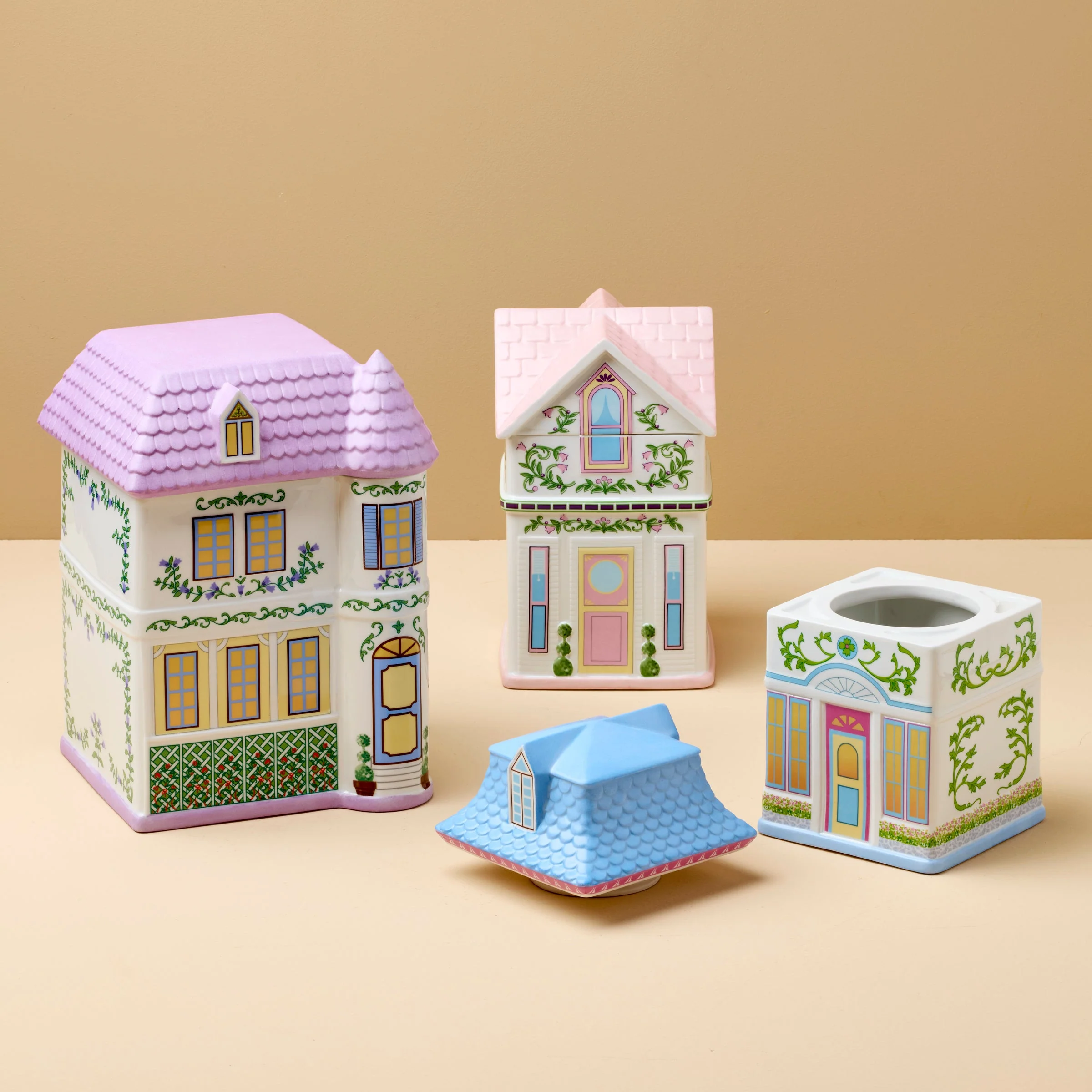 Lenox Spice Village House Canisters, Set of 3 - Image 3