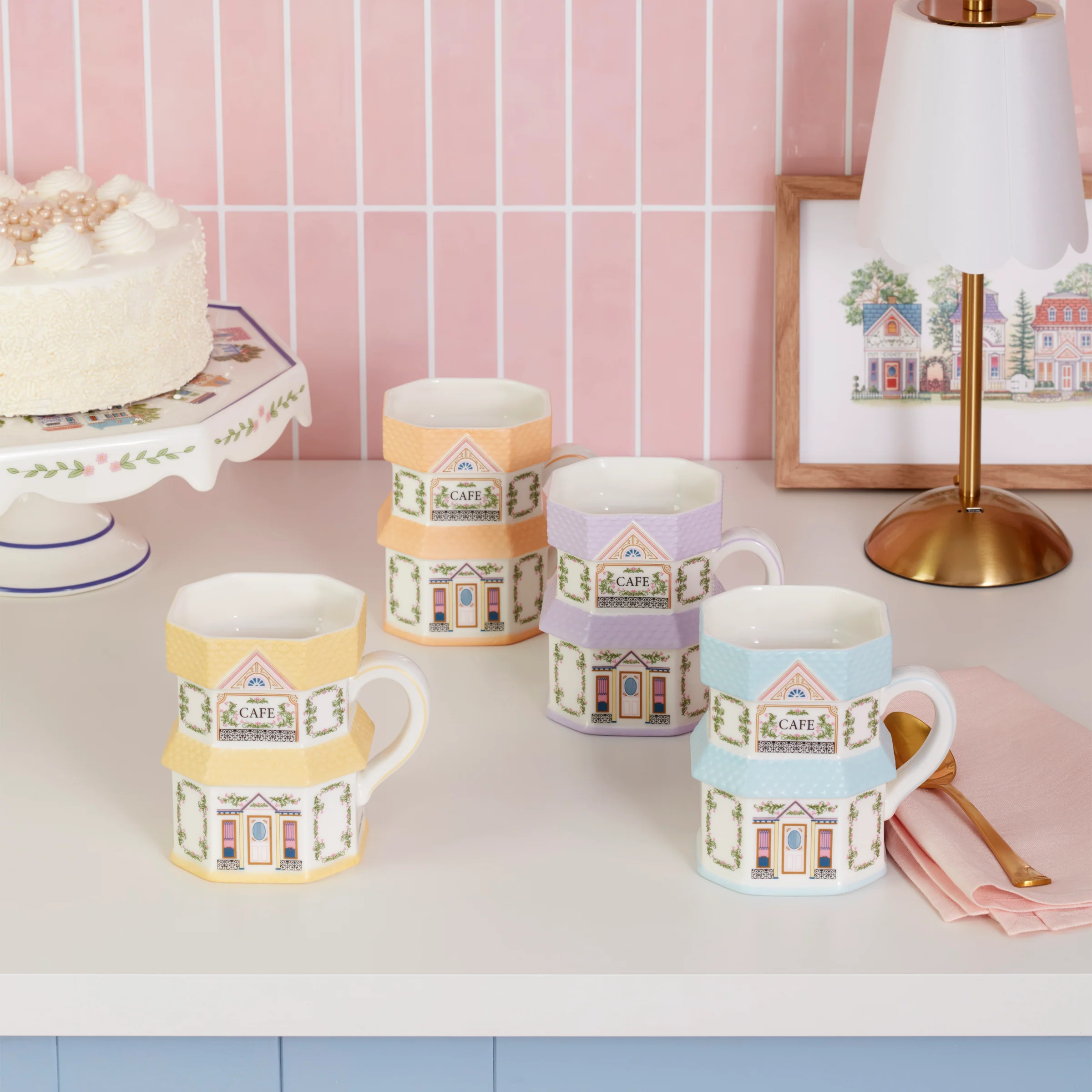 Lenox Spice Village Mugs, Set of 4 - Image 4