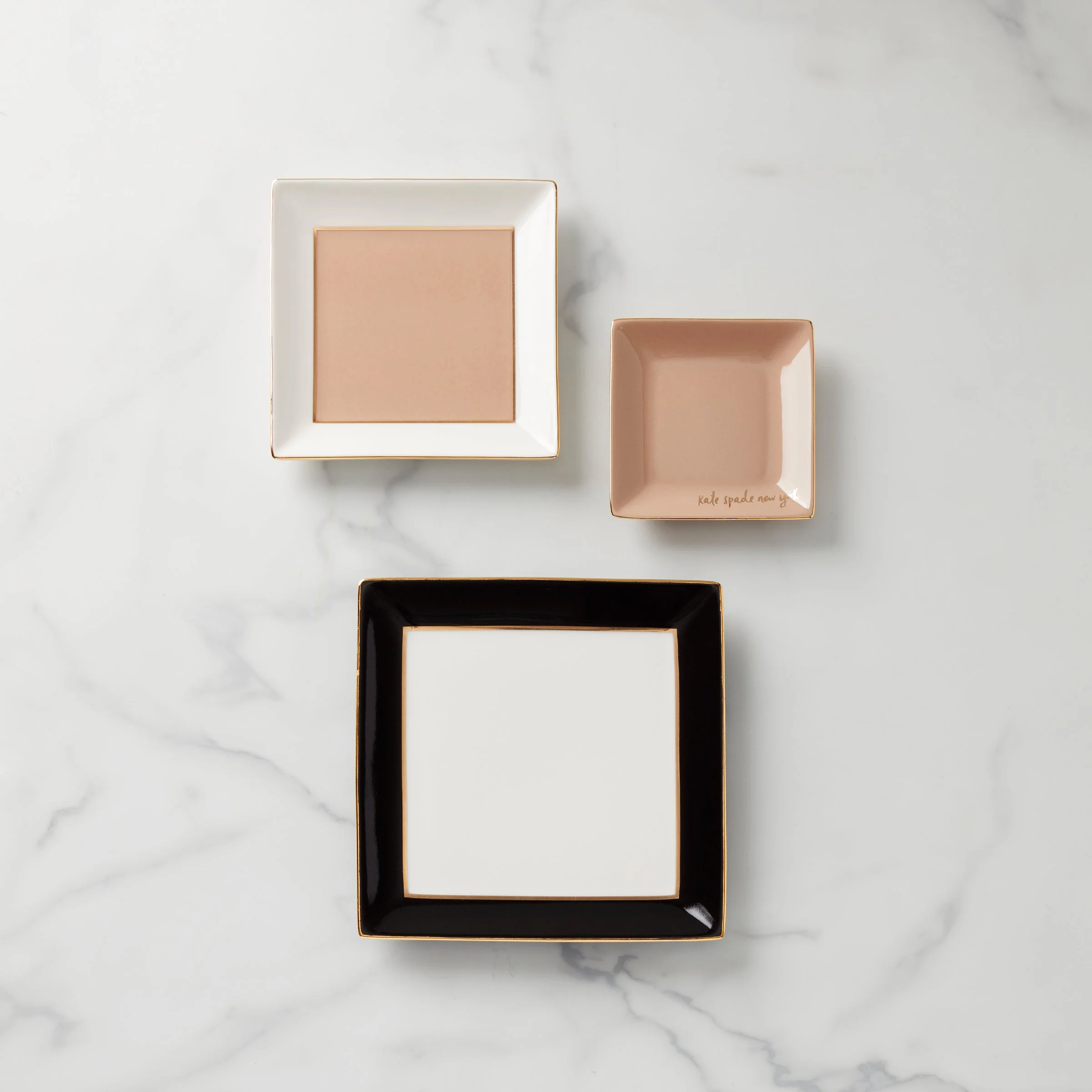 Make It Pop Black 3-Piece Tray Set