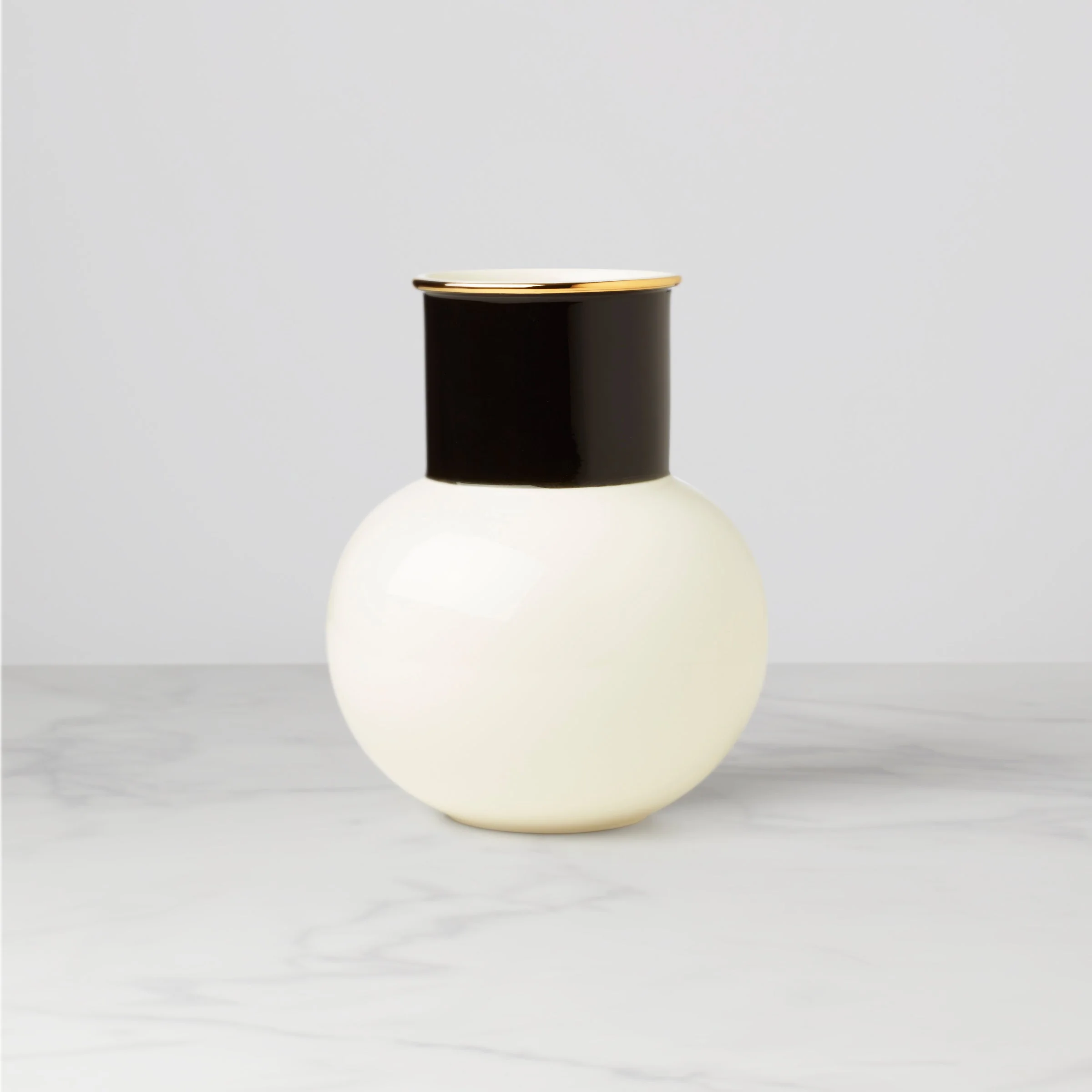 Make It Pop White & Black Bouquet Vase