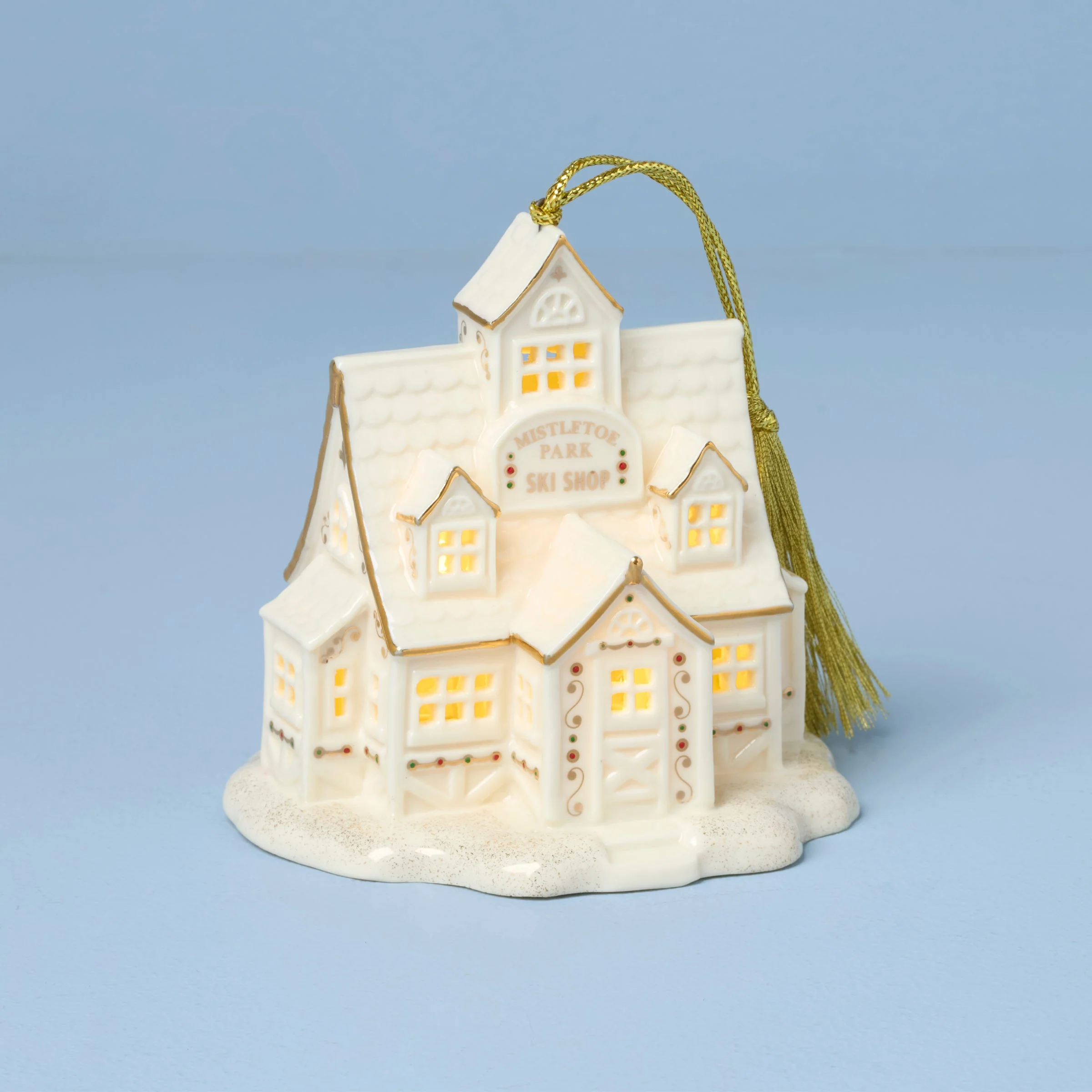 Mistletoe Park Ski Shop Lit Ornament - Image 2