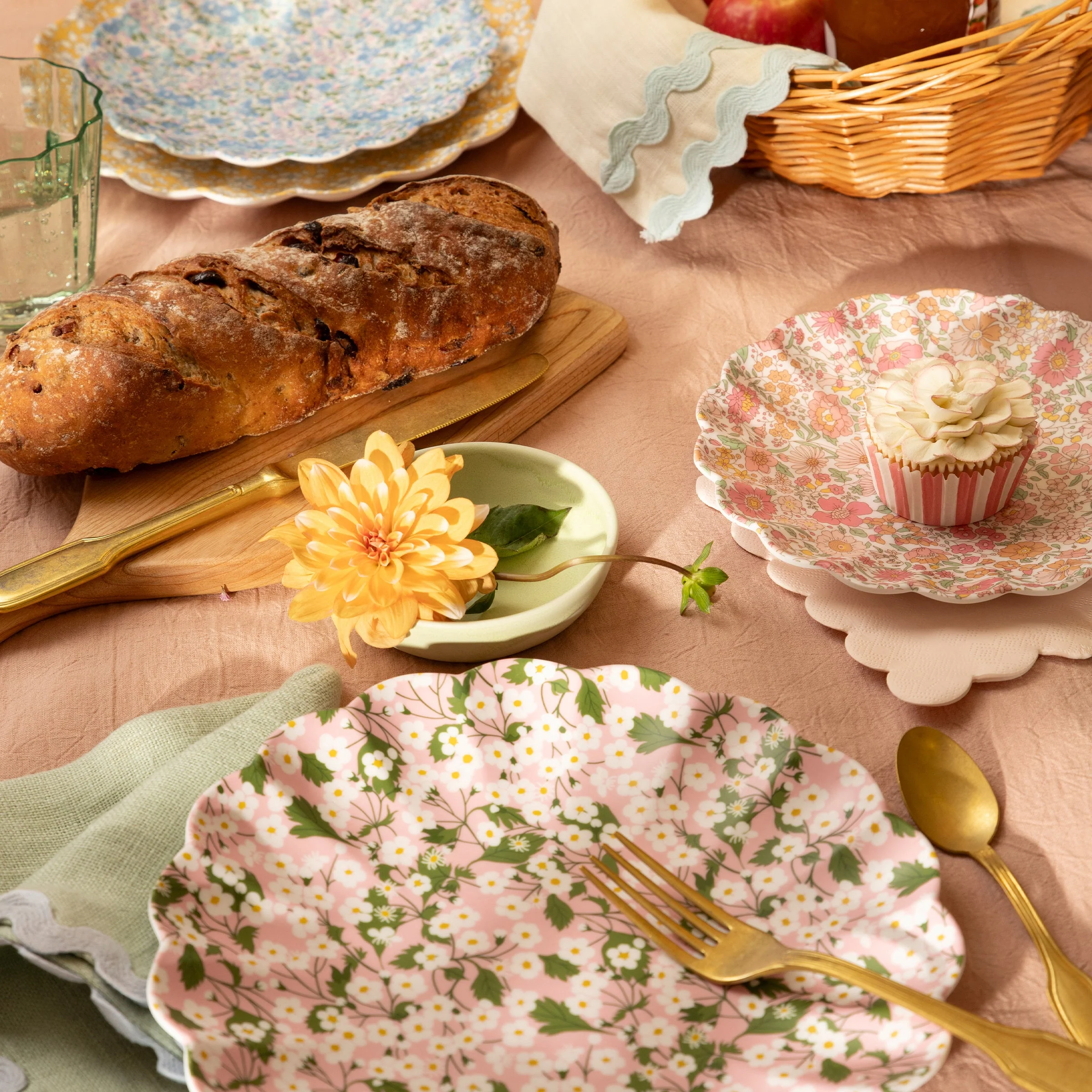 Meri Meri X Liberty Floral Melamine Large Plate, Set of 4 - Image 6