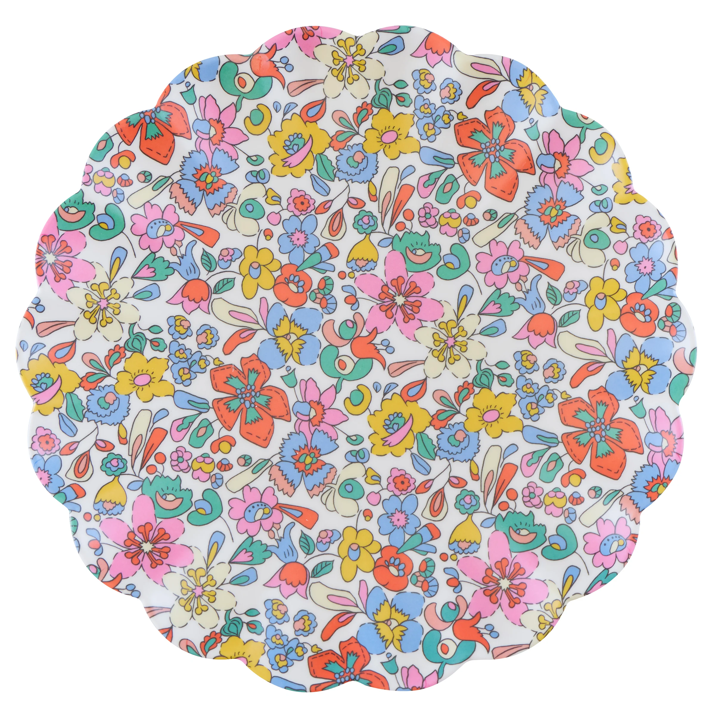 Meri Meri x Liberty Garden Party Large Plates, Set of 6 - Image 2