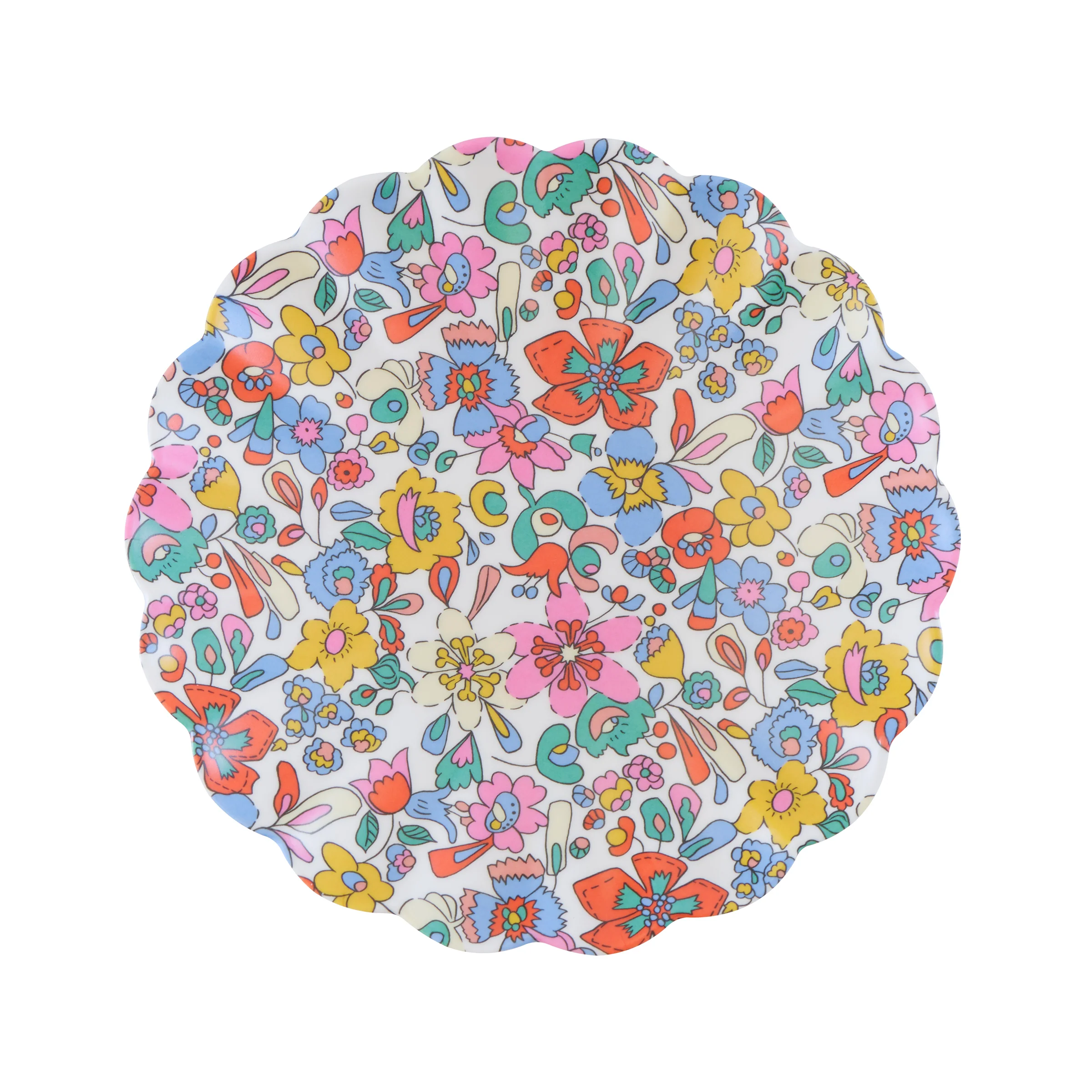 Meri Meri x Liberty Garden Party Small Plates, Set of 6 - Image 3