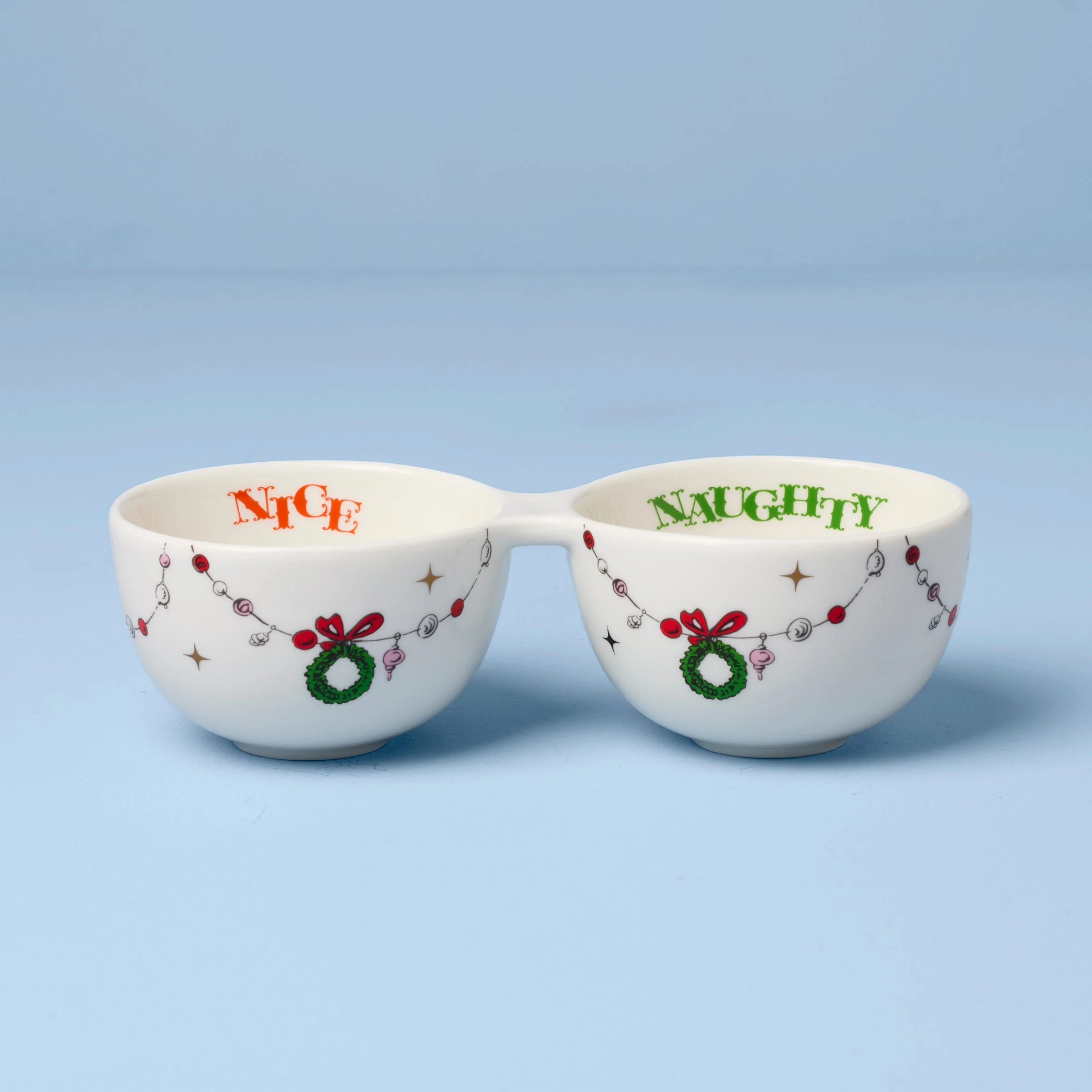 Merry Grinchmas Naughty or Nice Double Dip Bowl
