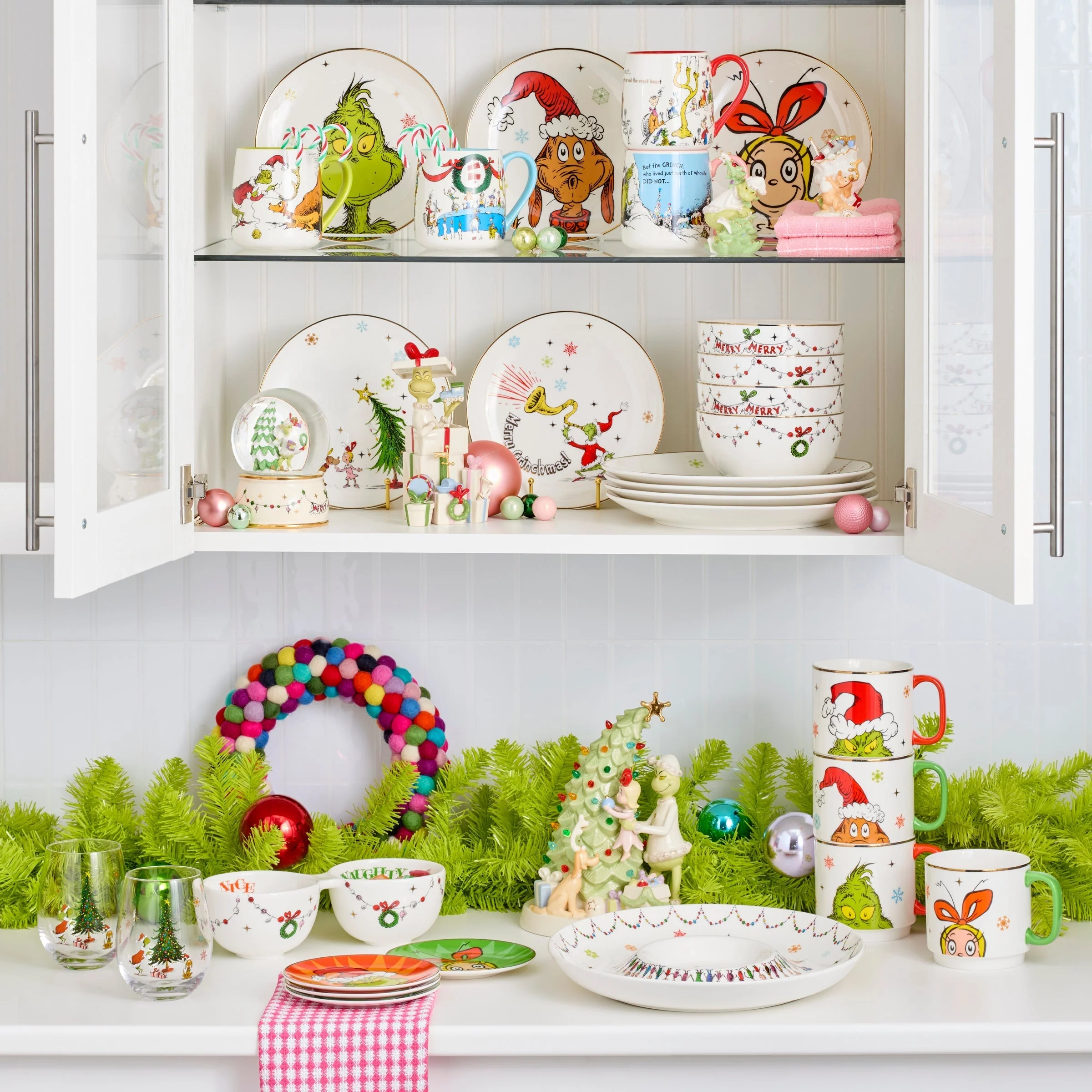 Merry Grinchmas Naughty or Nice Double Dip Bowl - Image 3