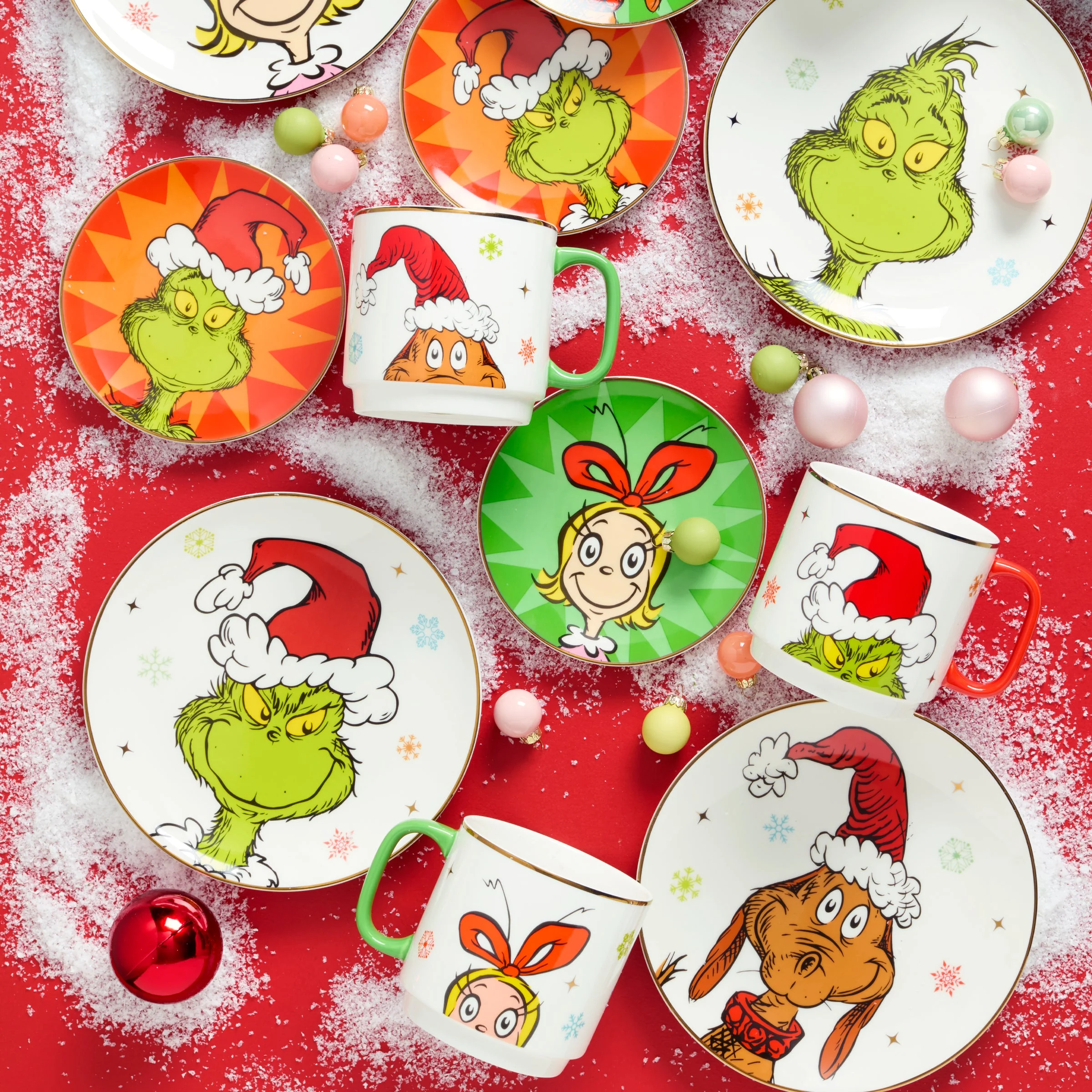 Merry Grinchmas Stackable Mugs, Set of 4 - Image 4