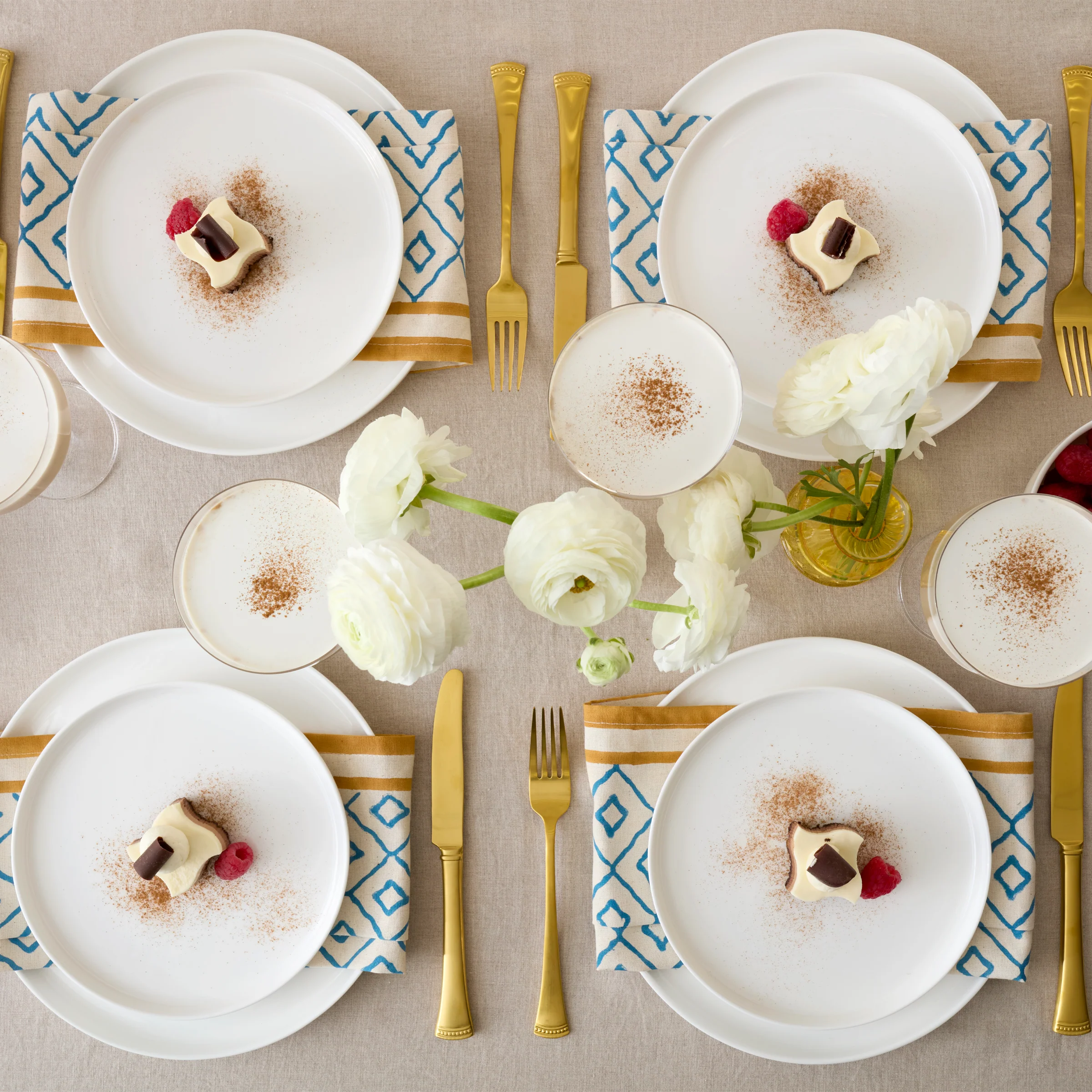Modern White 18-Piece Dinnerware Set - Image 2
