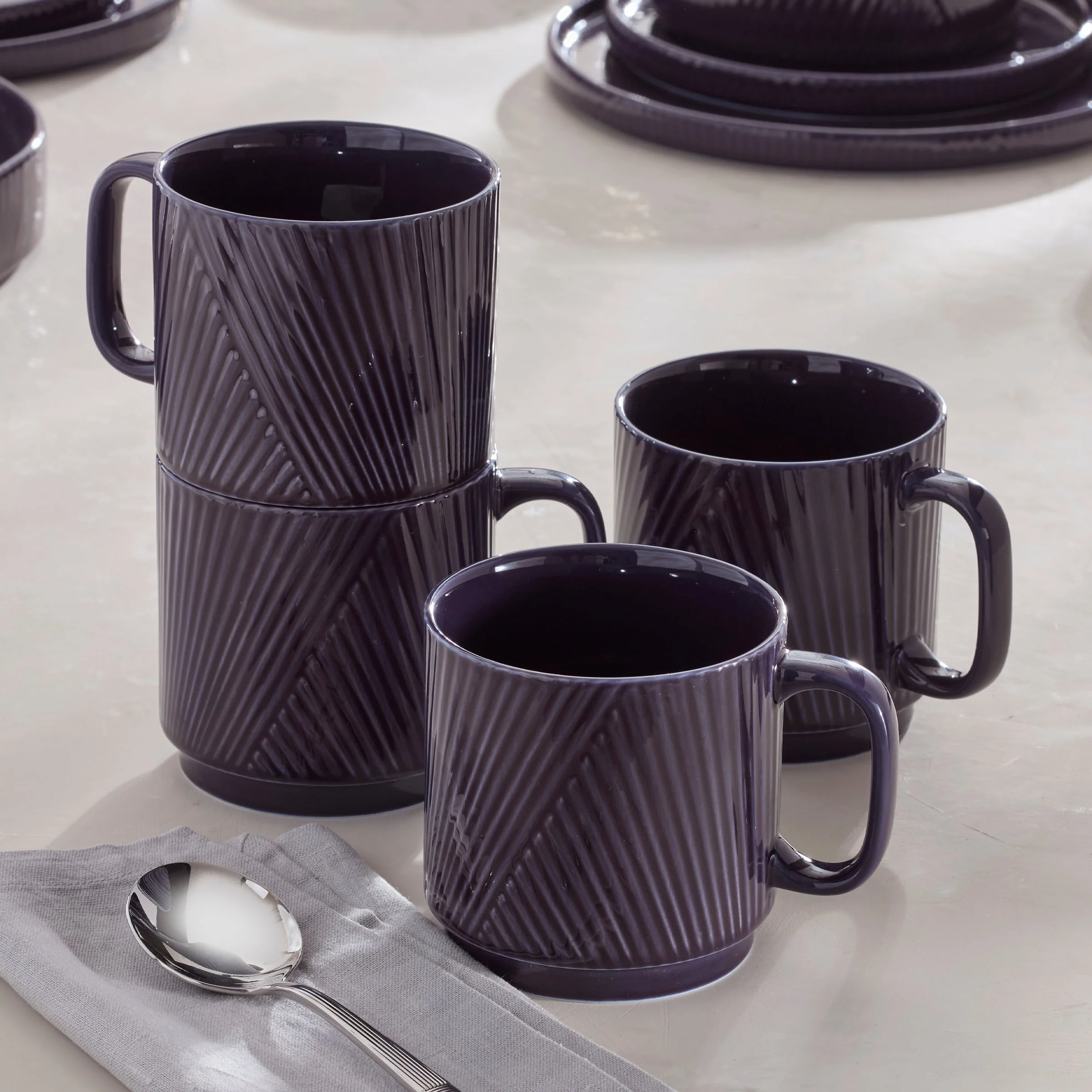 Modulus Nightshade Mugs, Set of 4 - Image 2