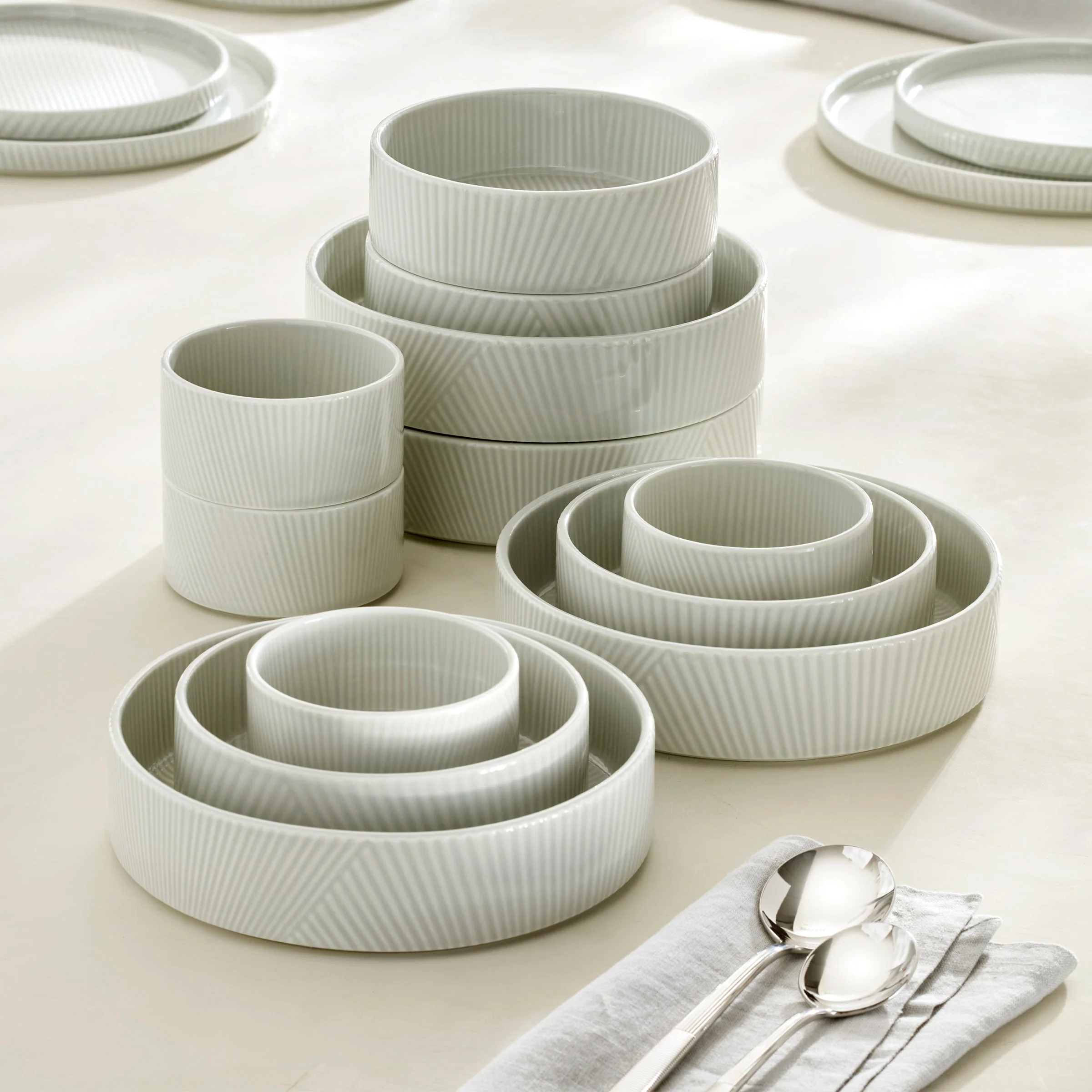 Modulus Vapor 12-Piece Bowl Set - Image 2