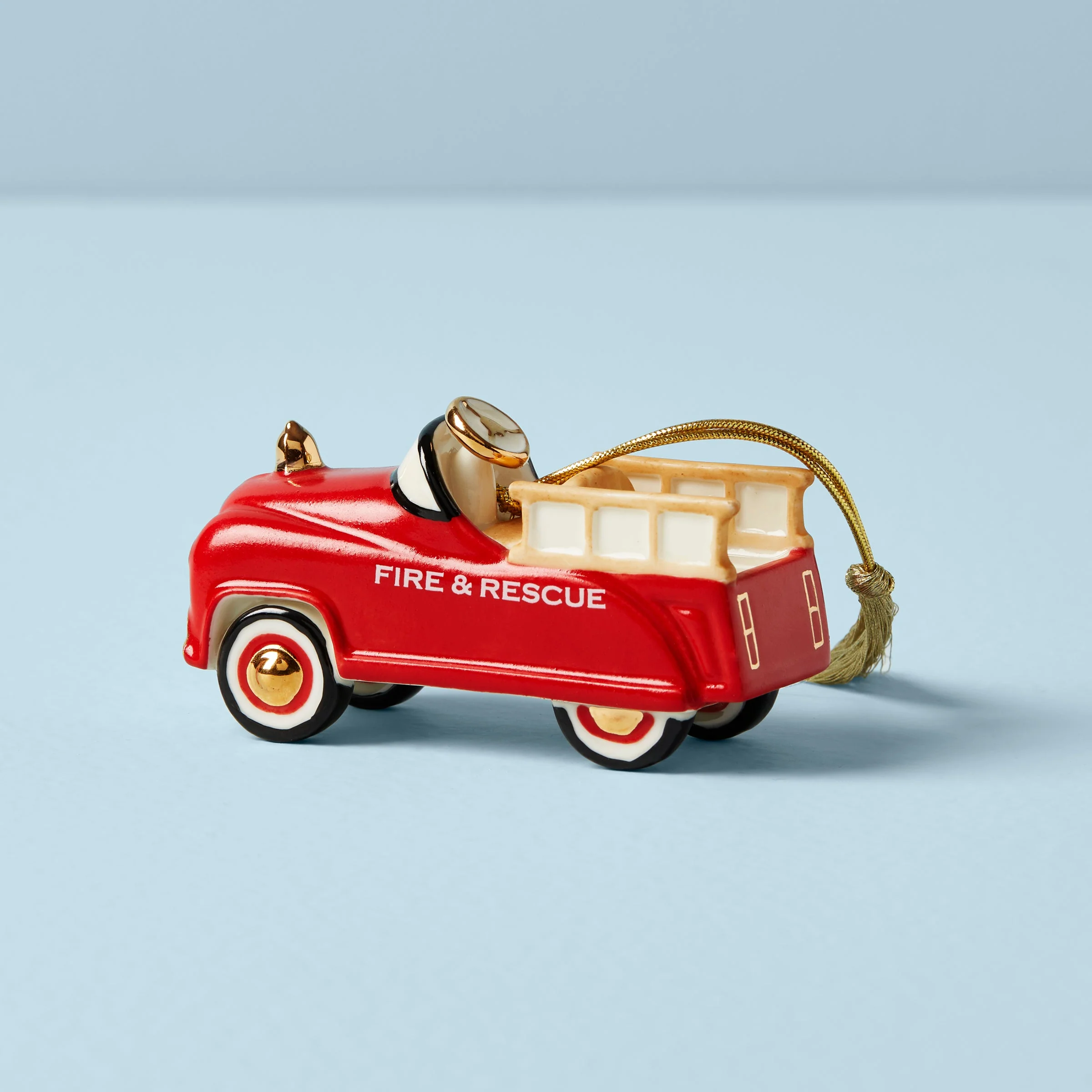 Personalized Toy Fire Truck Ornament - Image 2