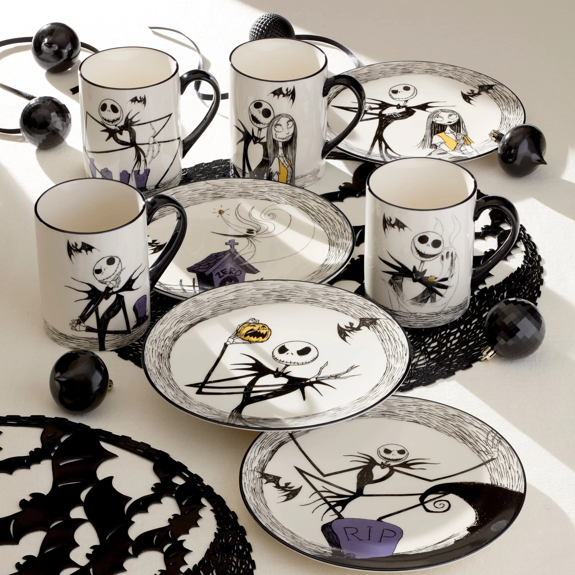 Nightmare Before Christmas Accent Plates, Set of 4 - Image 2