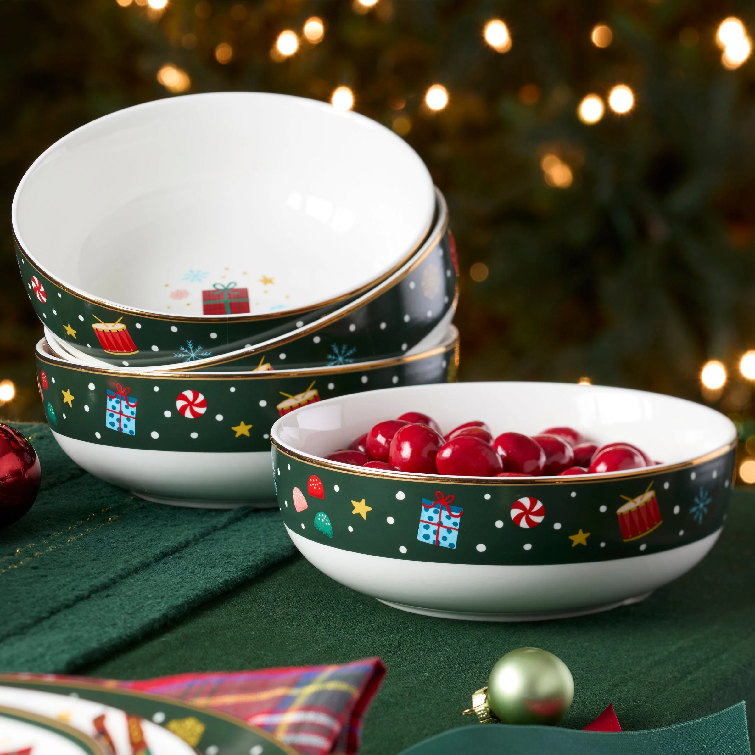 Nutcracker Ballet All Purpose Bowls, Set of 4 - Image 2