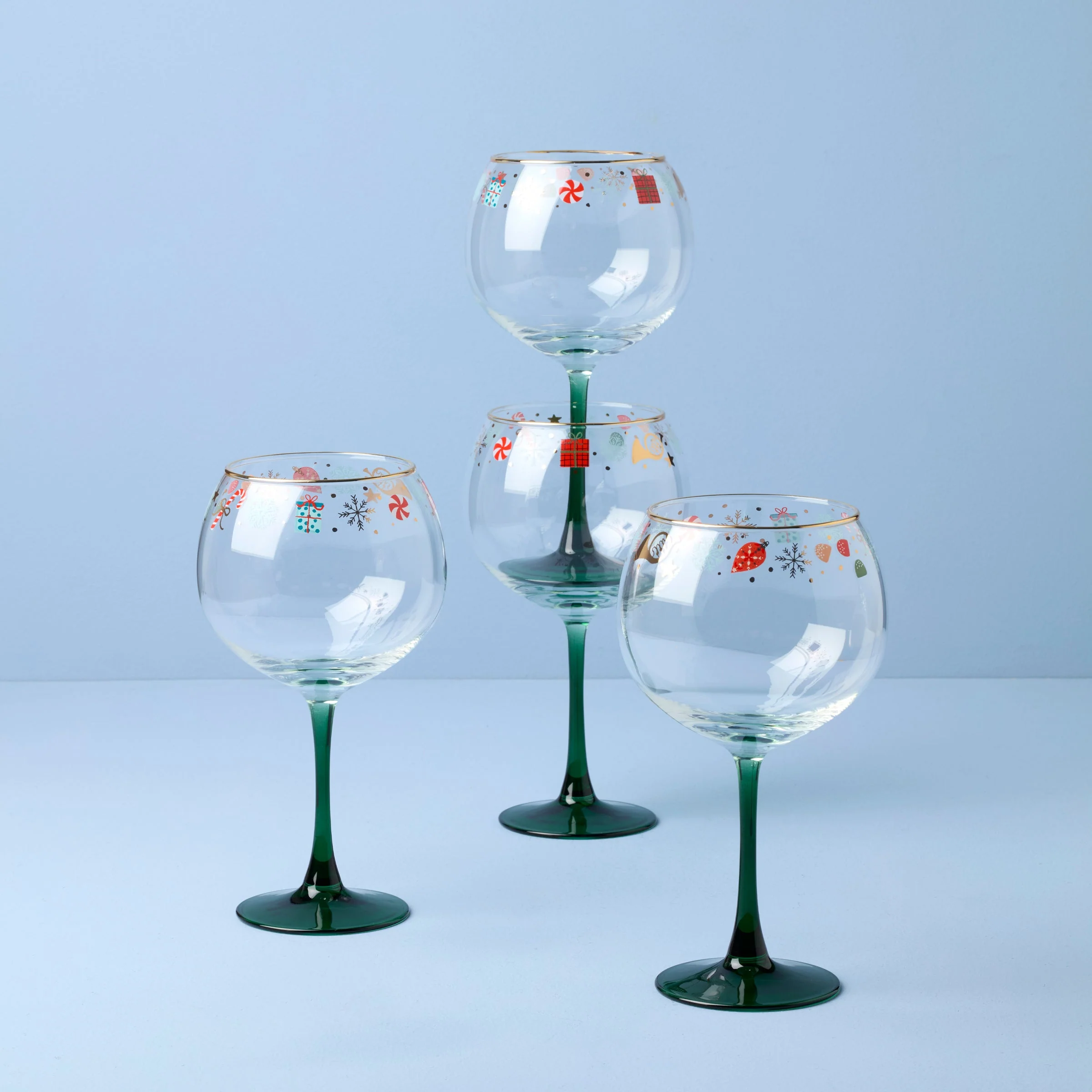 Nutcracker Ballet Balloon Wine Glasses, Set of 4 - Image 2