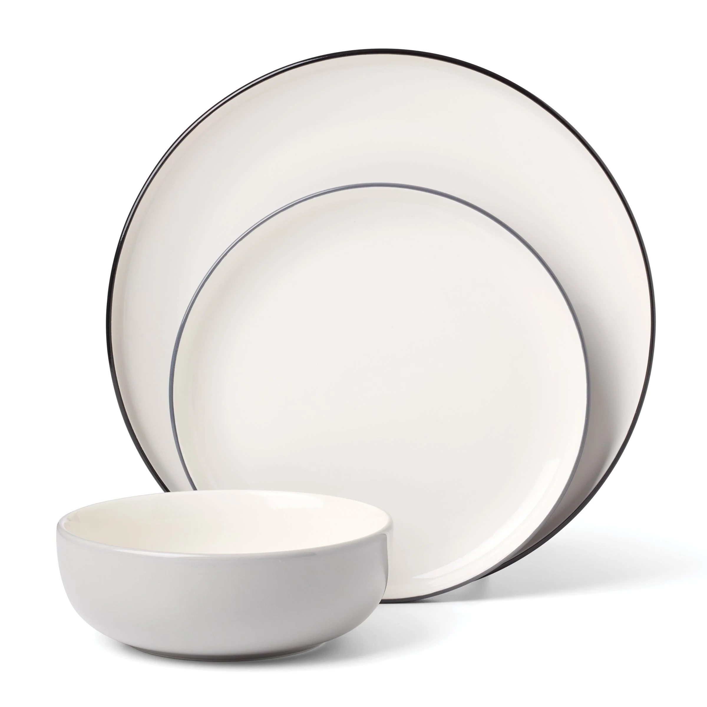 24 Seven Colors Pumice 12-Piece Dinnerware Set - Image 10