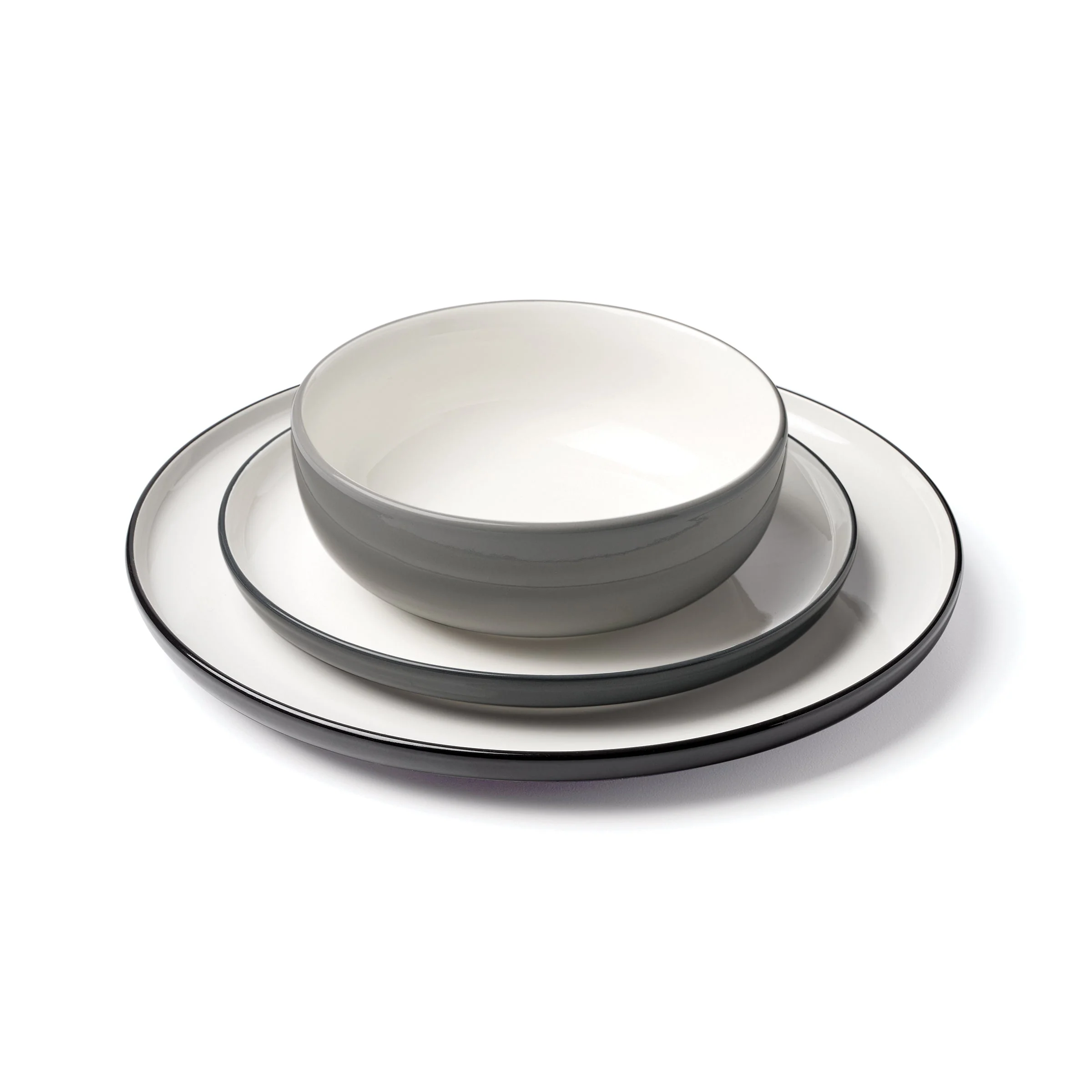 24 Seven Colors Pumice 12-Piece Dinnerware Set - Image 14