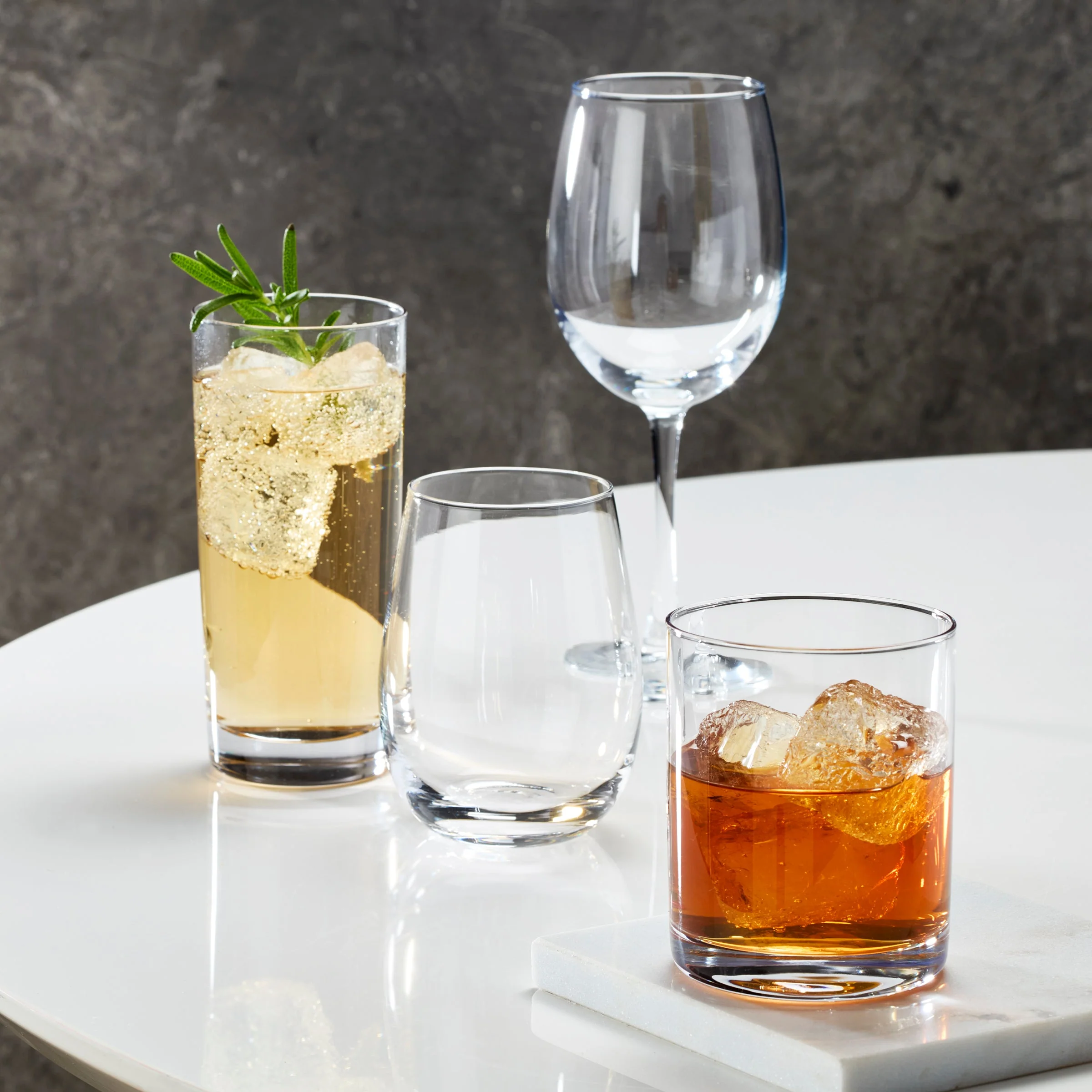 5 O'Clock Highball Glasses, Set of 4 - Image 2