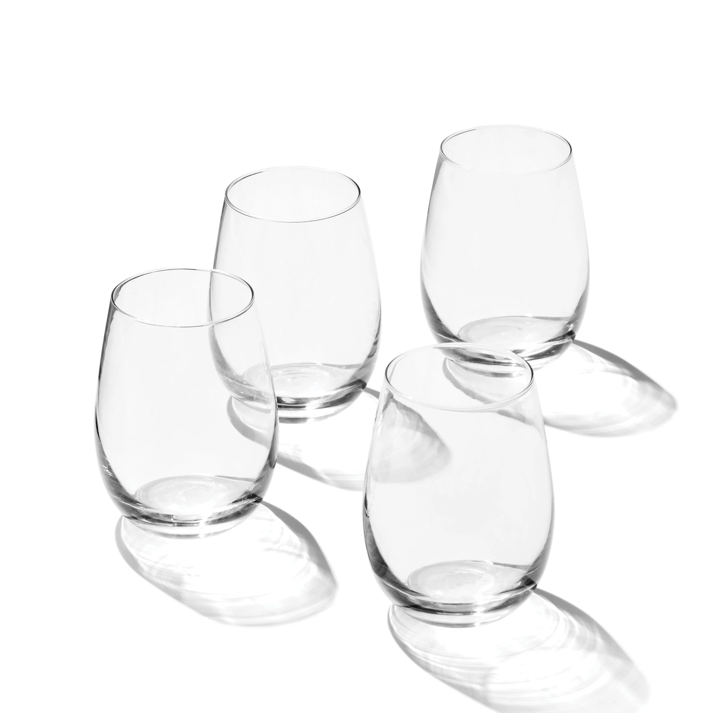 5 O'Clock Stemless Wine Glasses, Set of 4 - Image 2