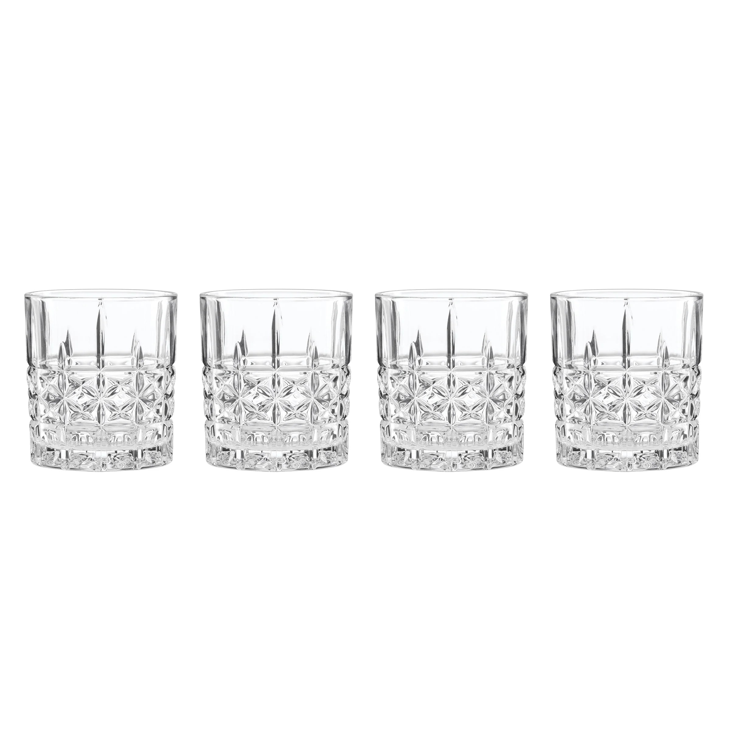 Apollo Double Old Fashion Glasses, Set of 4