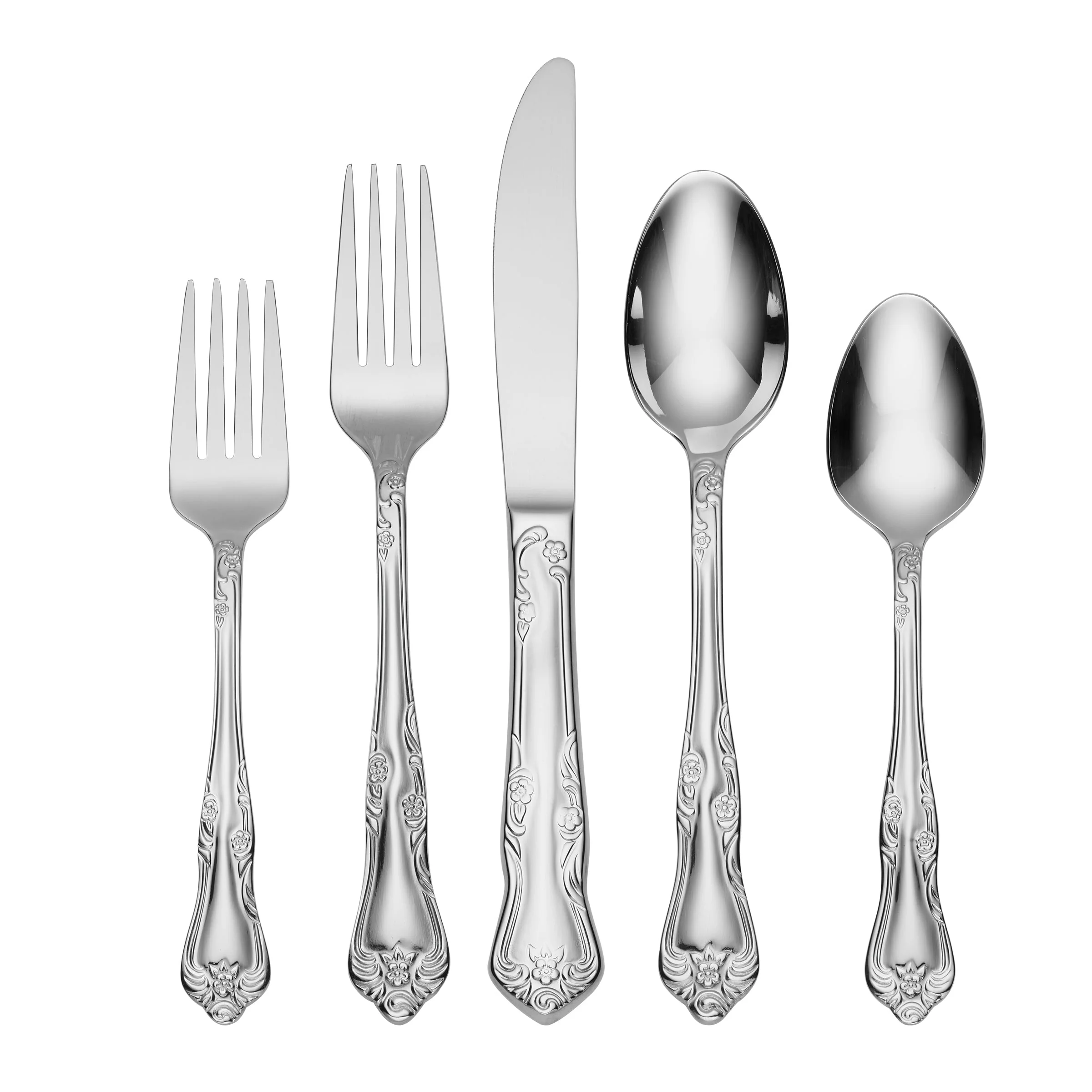 Azalea 45-Piece Flatware Set